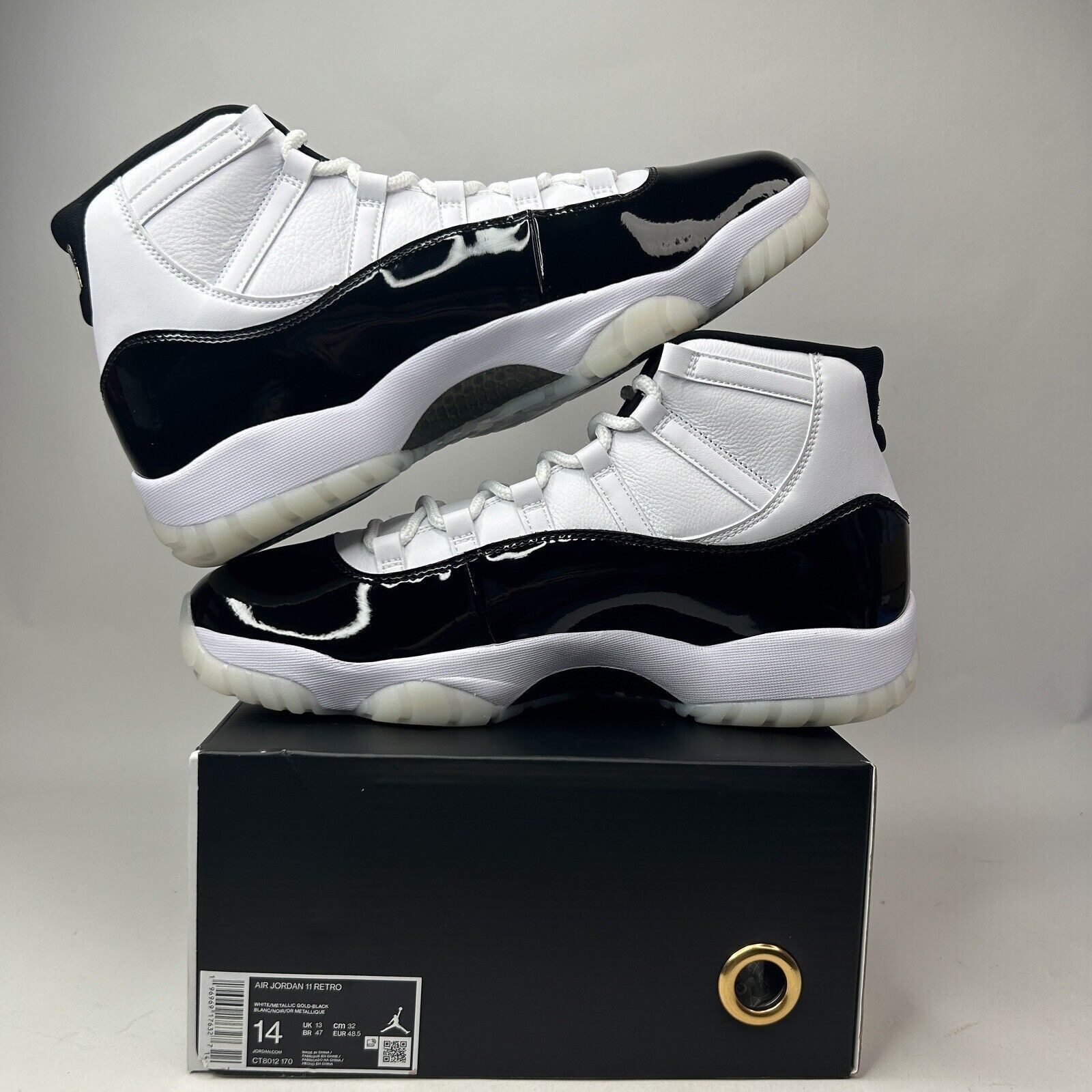 Jordan Brand Nike Air Jordan 11 XI Retro “Gratitude/DMP/Concord” 2023 Size US 14 / EU 47 - 3 Thumbnail