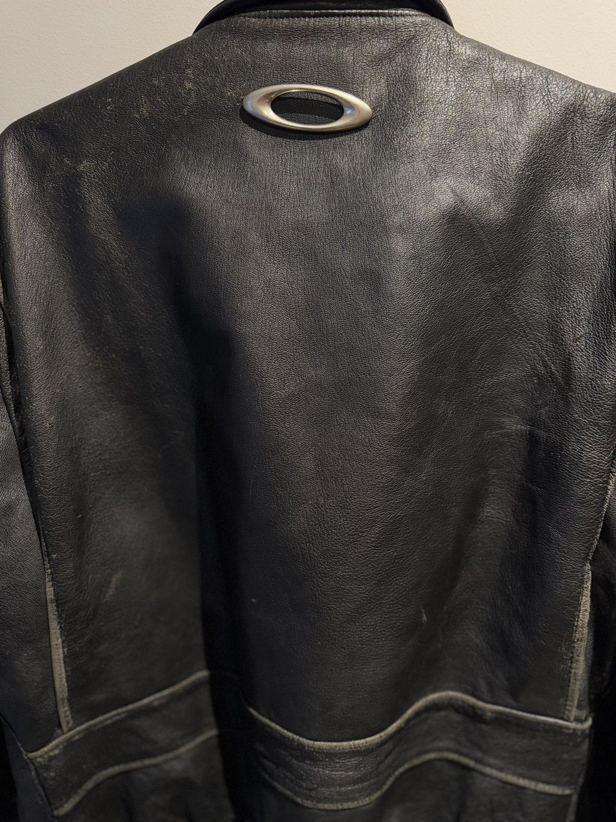 Oakley × Vintage OAKLEY LEATHER OG JACKET Size US L / EU 52-54 / 3 - 5 Thumbnail