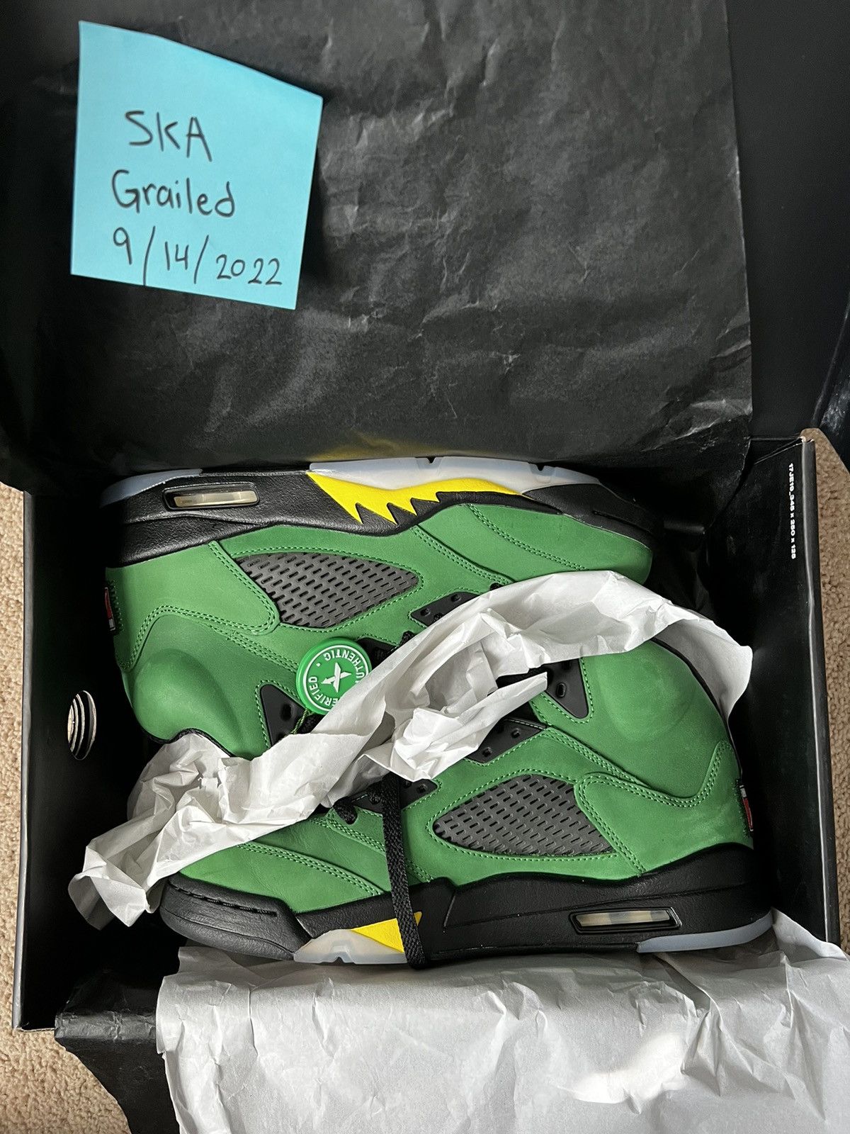 Jordan Brand × Nike Jordan 5 Retro Oregon SE Size US 10 / EU 43 - 11 Thumbnail