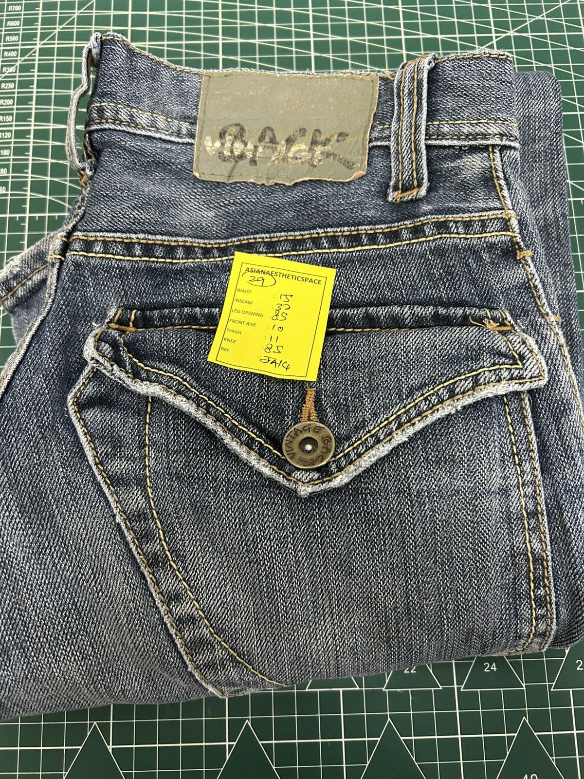20471120 × GOSTAR DE FUGA × Japanese Brand Back Japan Jean Distressed Light Washed Junya Watanabe Style Size US 29 - 16 Thumbnail