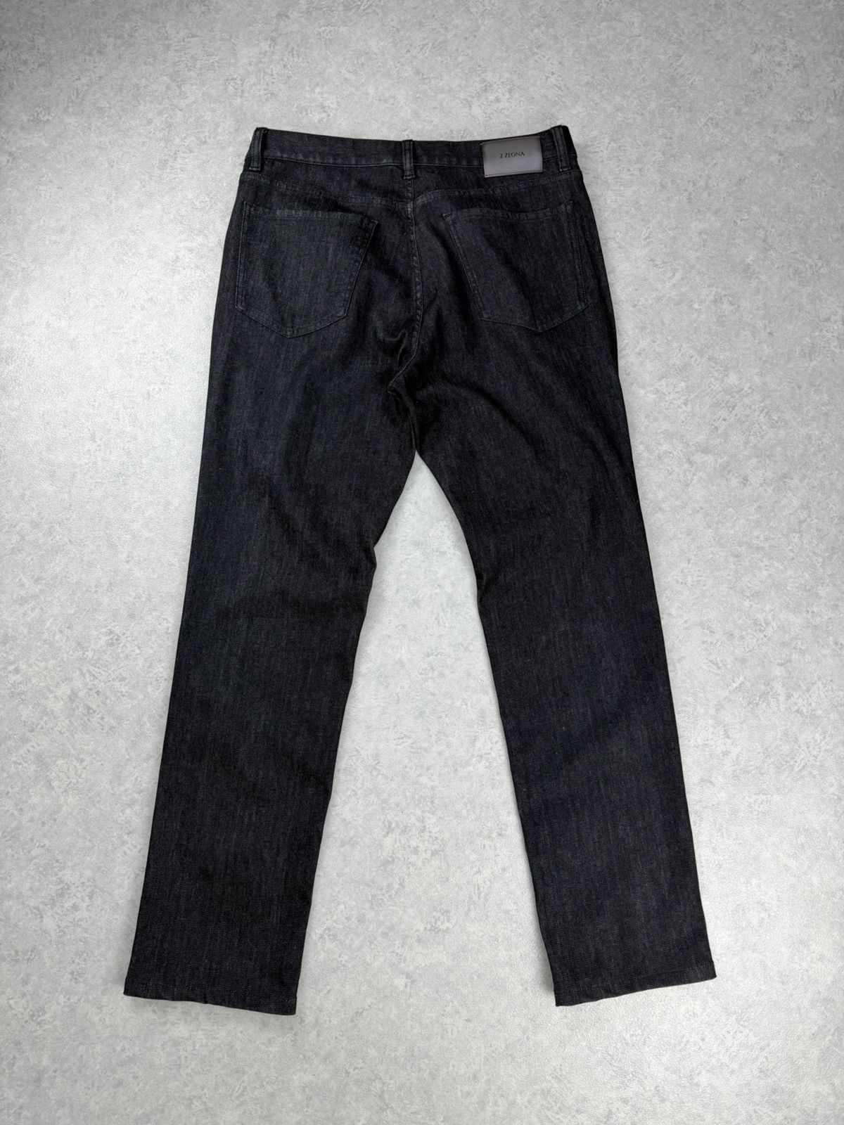 Z Zegna Z Zegna Black Denim Jeans Classic Fit W34 Size US 34 / EU 50 - 11 Thumbnail