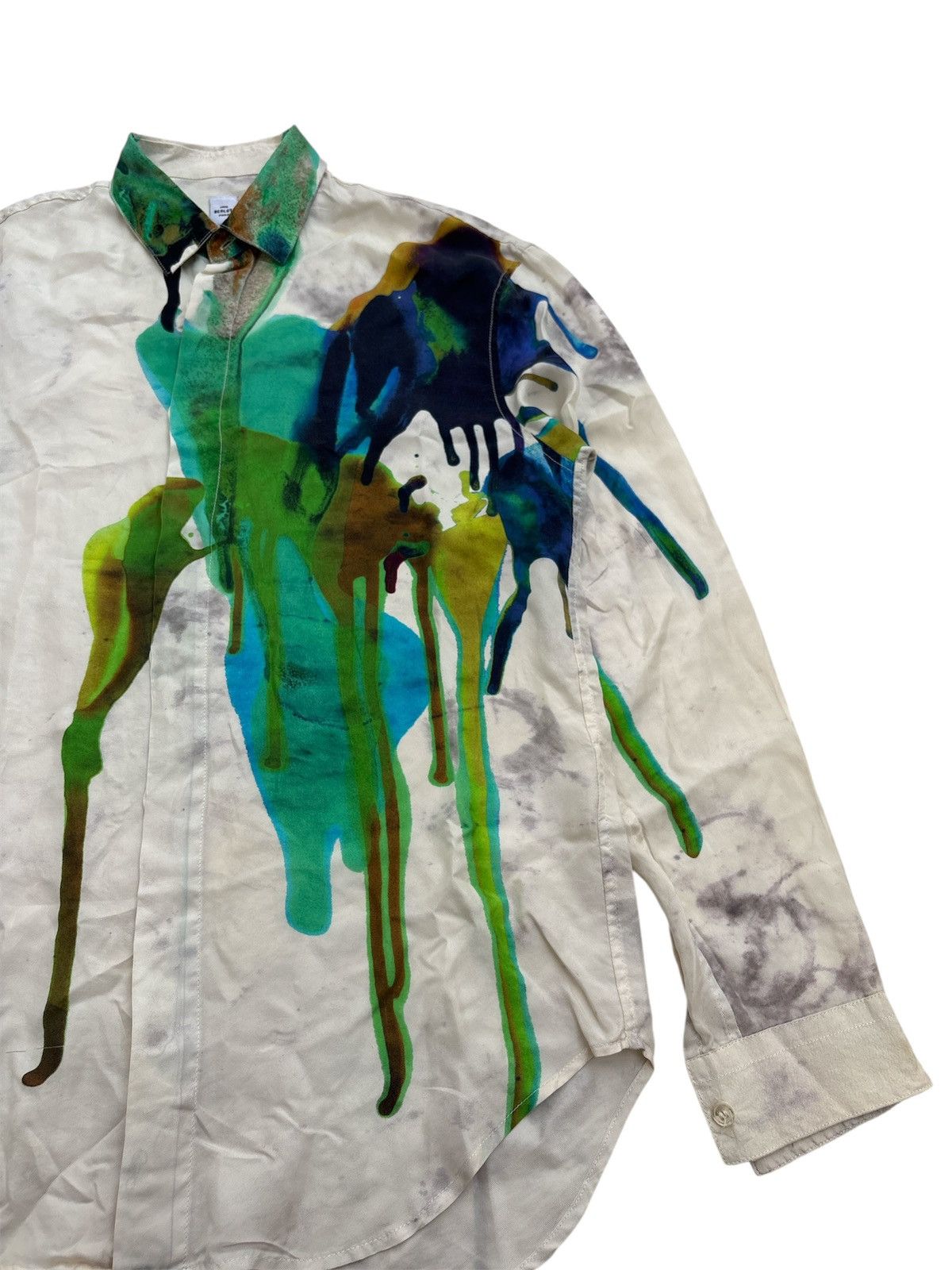 Berluti SS20 Runway Mulberry Silk Shirt Size US M / EU 48-50 / 2 - 2 Thumbnail