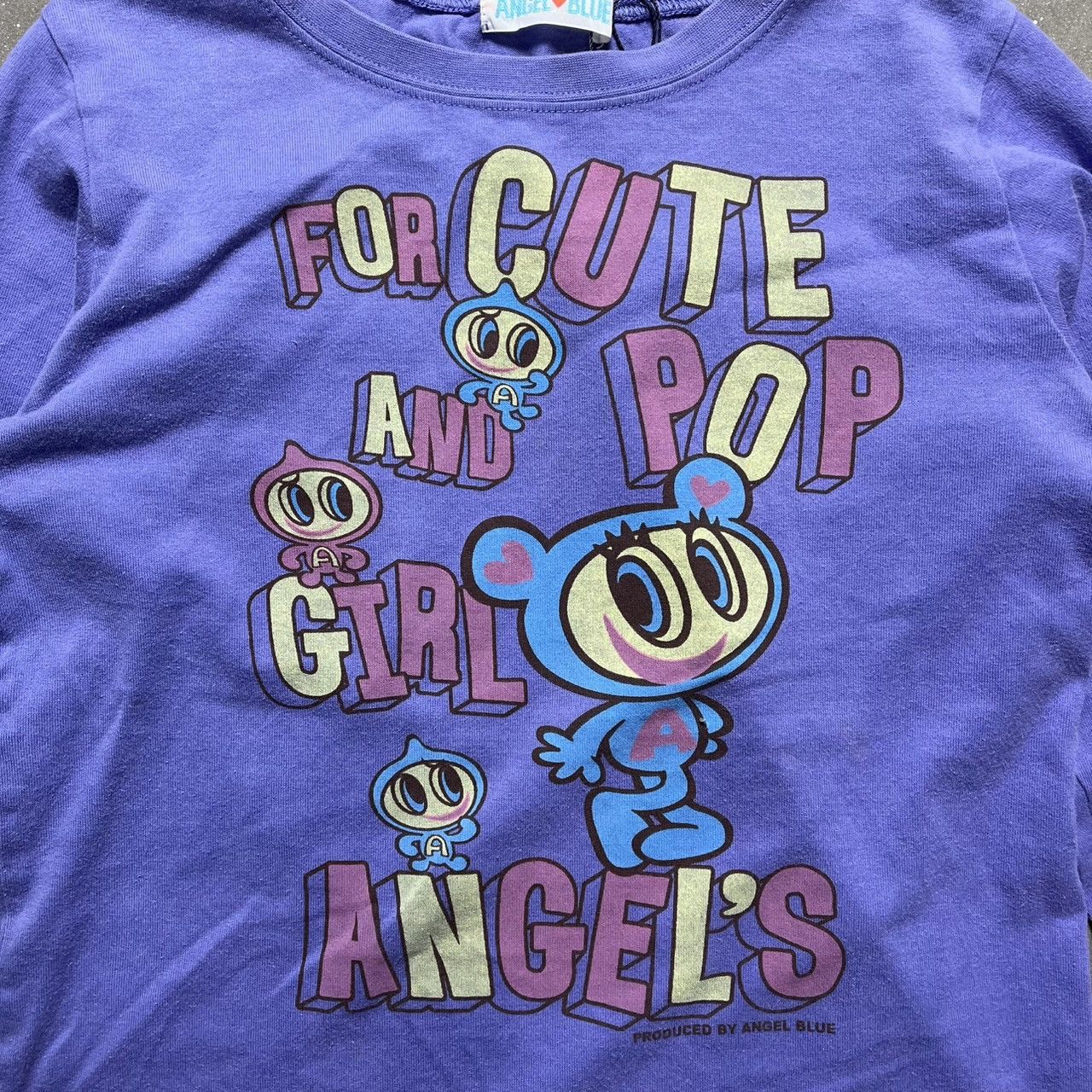 Angel Blue × Japanese Brand Angel Blue Purple Long Sleeve T-shirt Size S / US 4 / IT 40 - 3 Thumbnail