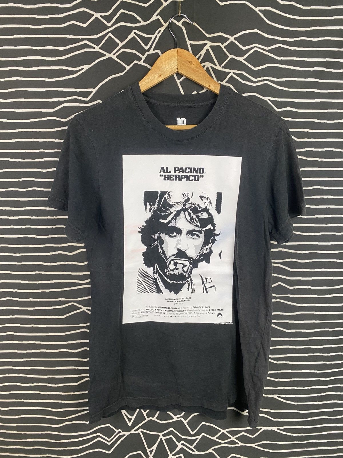 Vintage Vtg Al Pacino Serpico Movie Tee Size US M / EU 48-50 / 2 - 1 Thumbnail
