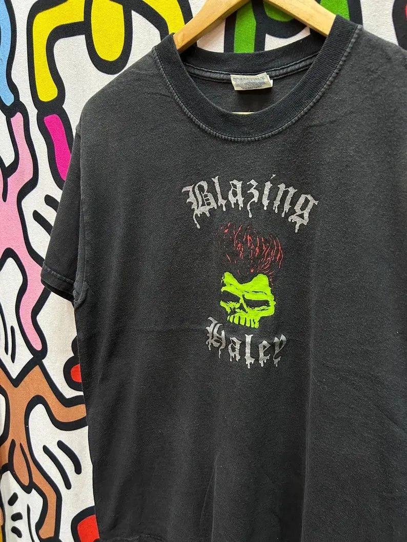 Band Tees Vintage 2000s Blazing Haley Band tshirt size M Size US M / EU 48-50 / 2 - 1 Thumbnail