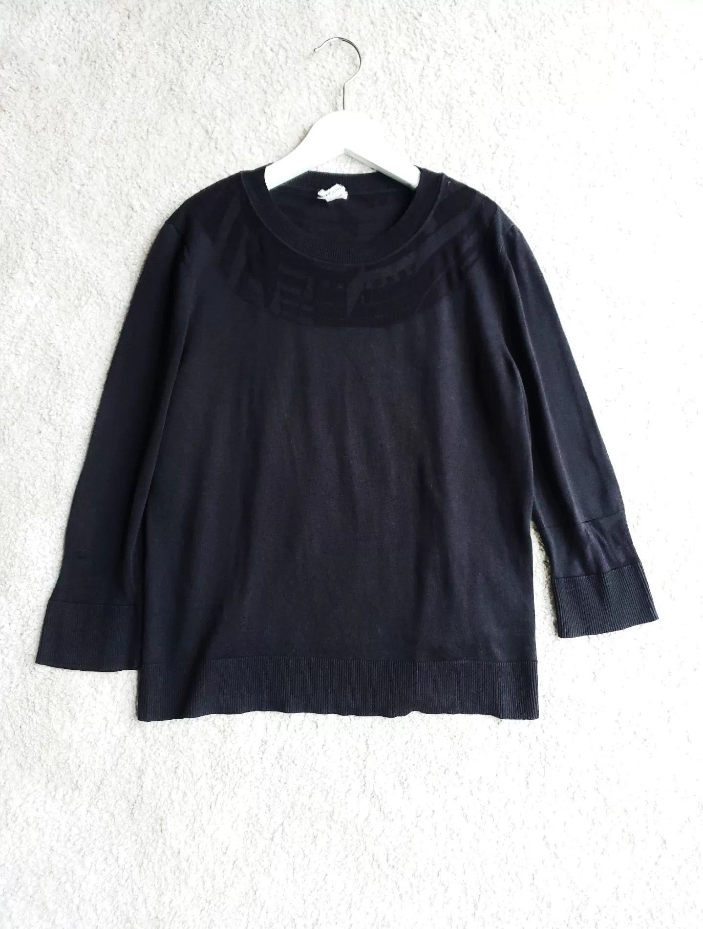 Hermes Hermes Black Knit Sweater Size US S / EU 44-46 / 1 - 1 Thumbnail