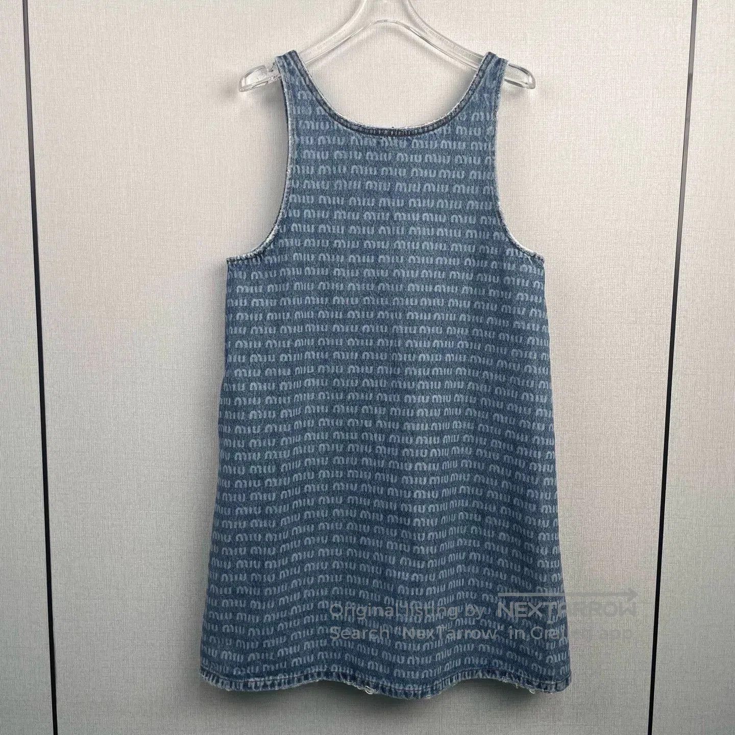 Miu Miu MiuMiu Print Denim Dress Size 38. Size US 38 / EU 54 - 5 Thumbnail