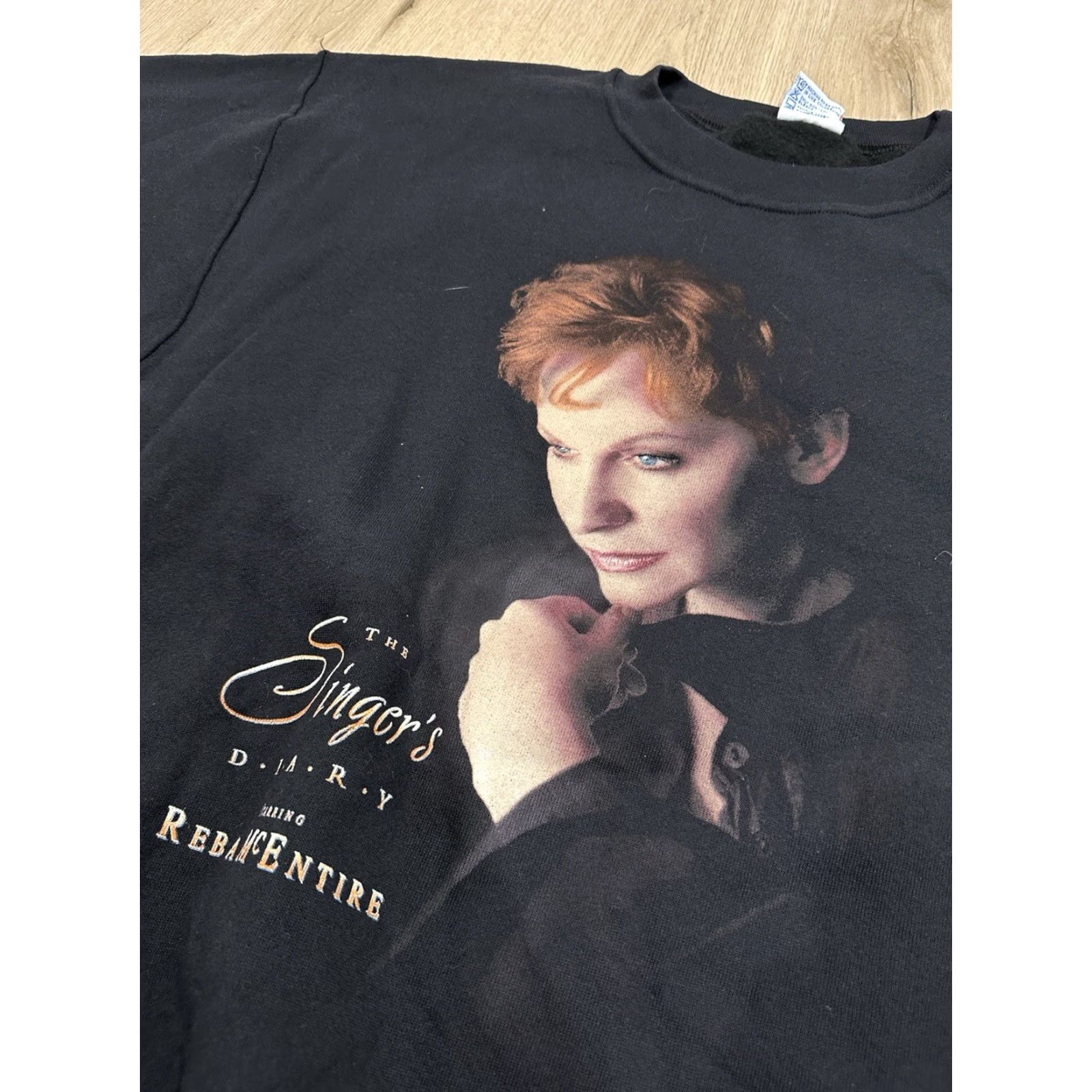 Vintage VINTAGE The Singers Diary Reba Mc Entire Sweatshirt Crewneck Large Black USA Size US L / EU 52-54 / 3 - 5 Thumbnail