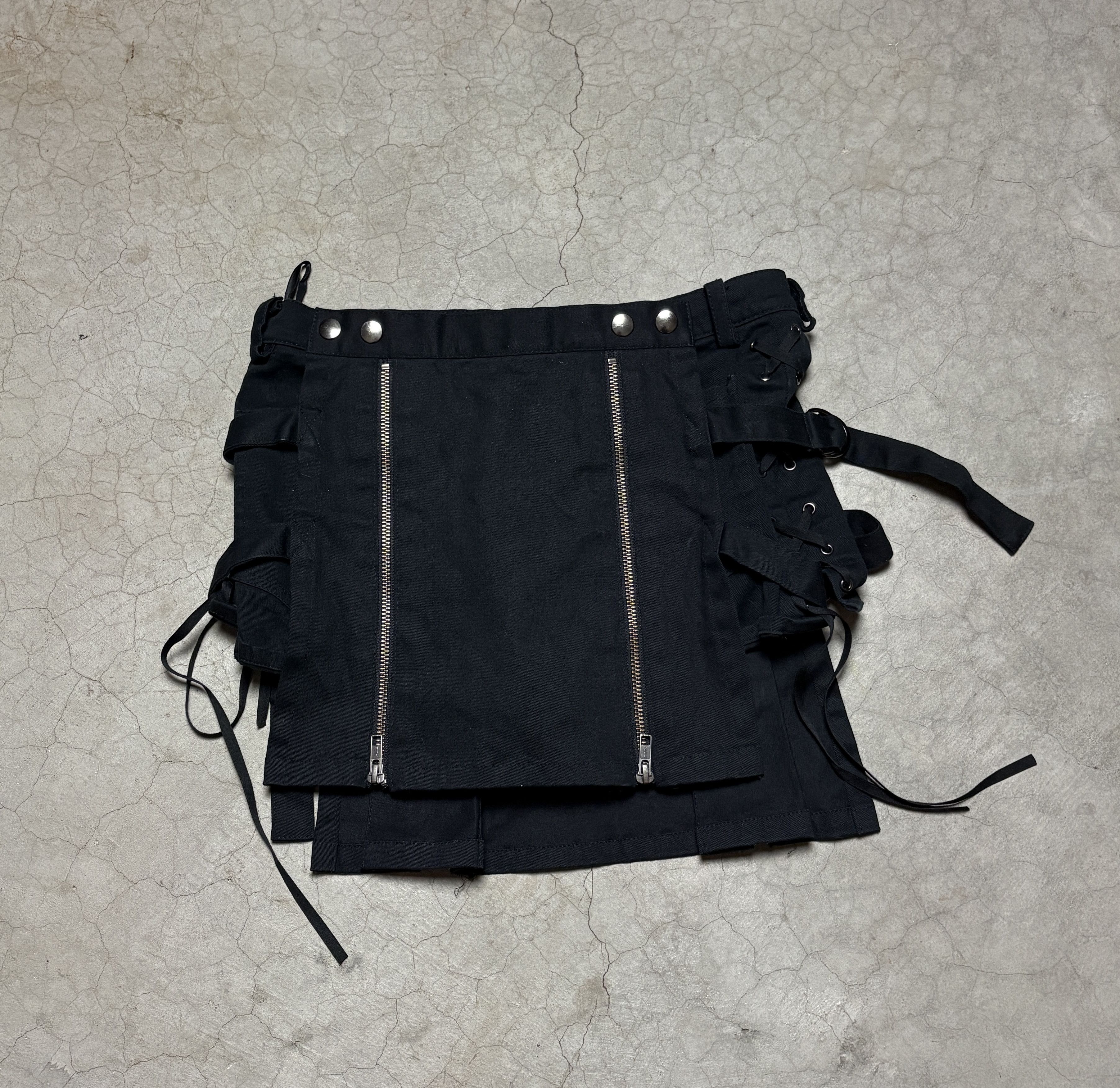 Other Peace Now Archive Bondage Mini Wrap Skirt Shorts Size 30" / US 8 / IT 44 - 2 Thumbnail