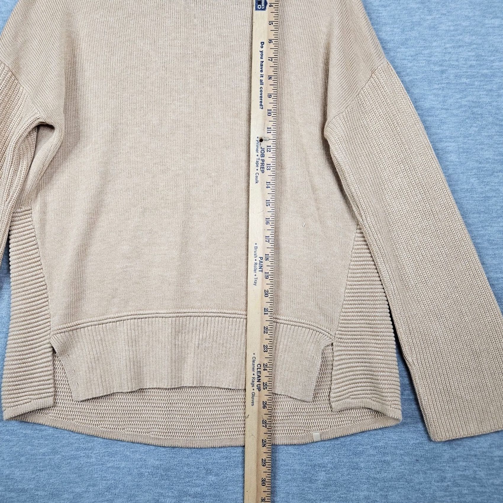 Lululemon Lululemon Women's Sweater Crew Neck Long Sleeve Tan Brown Cashmere Acrylic Nylon Viscose Knit Logo Size M/L Regular Pullover All Seasons Modern Casual Size M / US 6-8 / IT 42-44 - 4 Thumbnail