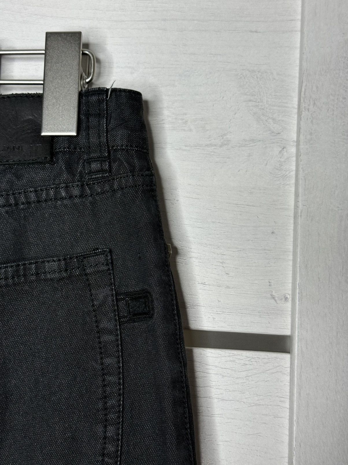 Corneliani Corneliani ID Luxury Black Denim Trousers Cotton/Abaca Italy Size US 32 / EU 48 - 8 Thumbnail