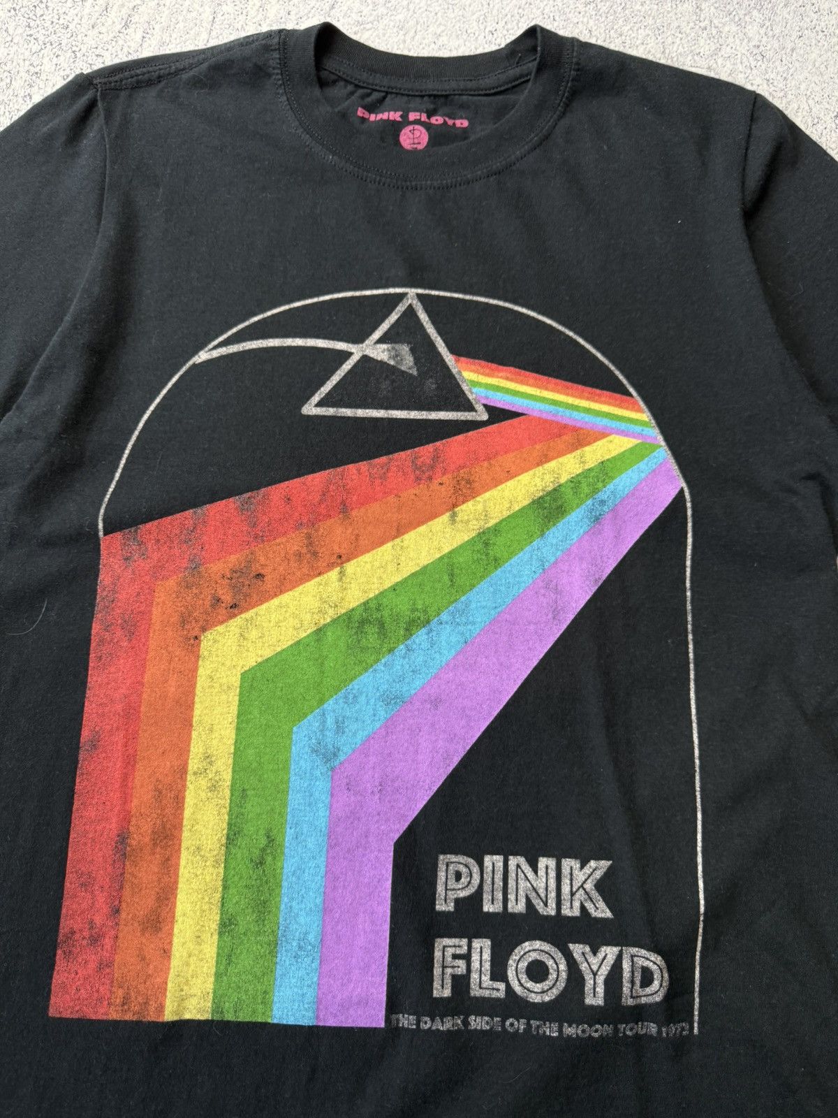 Band Tees Vintage Pink Floyd T-Shirts The Dark Side of the moon 1971s Size US S / EU 44-46 / 1 - 5 Thumbnail