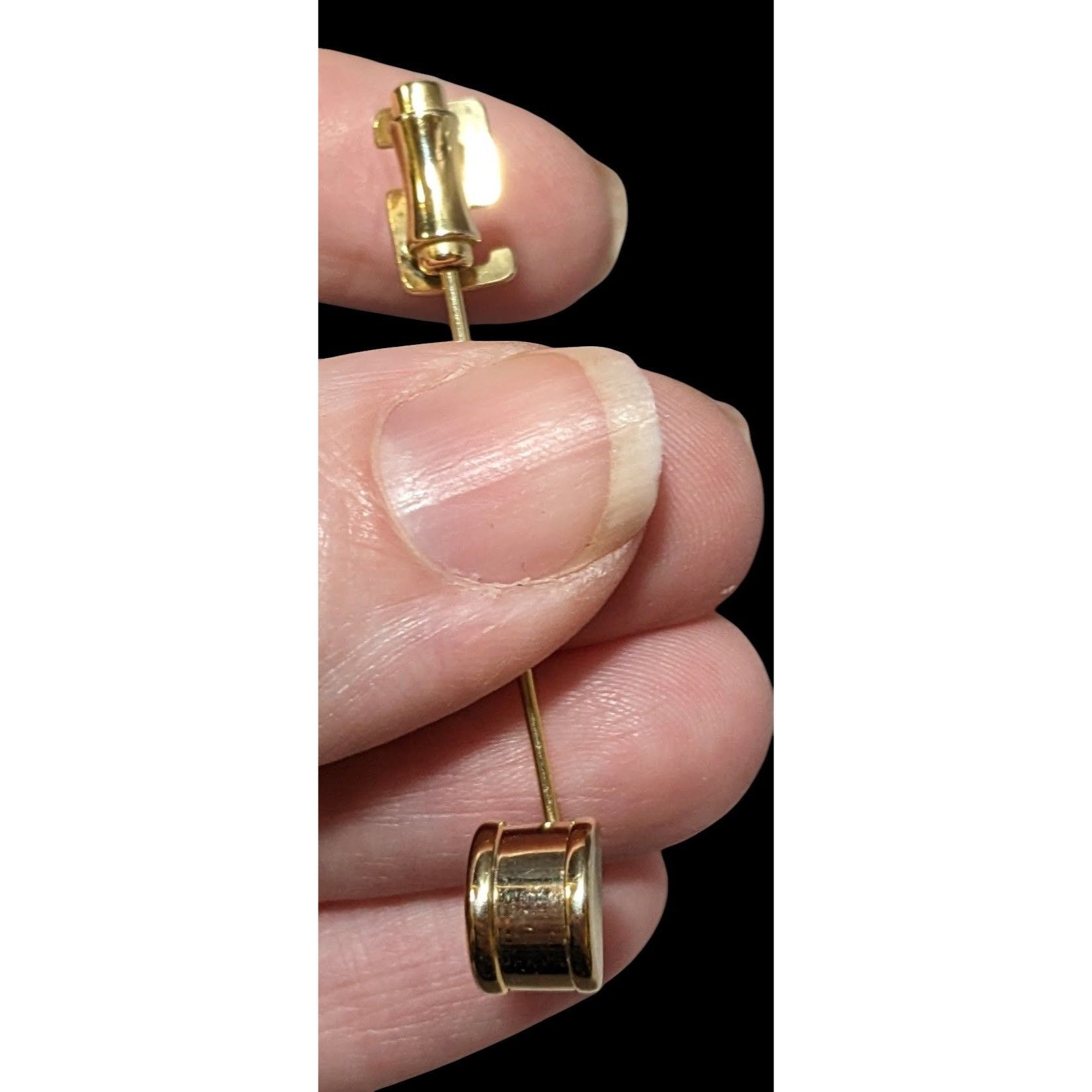 Other Vintage Gold Tone Abstract Minimalist Stick Pin Size ONE SIZE - 2 Thumbnail
