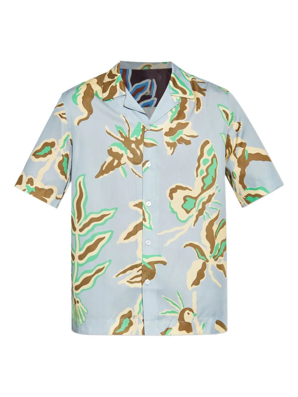 Designer Men’s Floral-Print Short-Sleeve Shirt Size US L / EU 52-54 / 3 - 3 Thumbnail