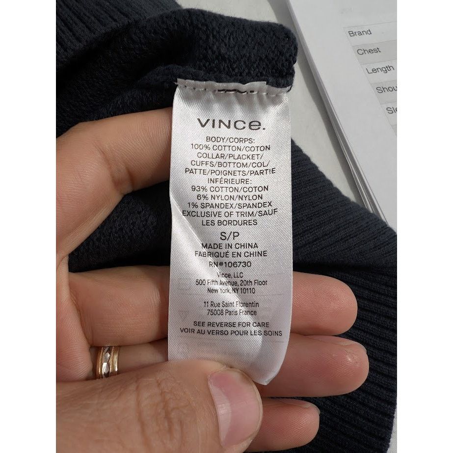 Vince o1rshd1 CC20 Polo Shirt in Black Size US S / EU 44-46 / 1 - 12 Thumbnail