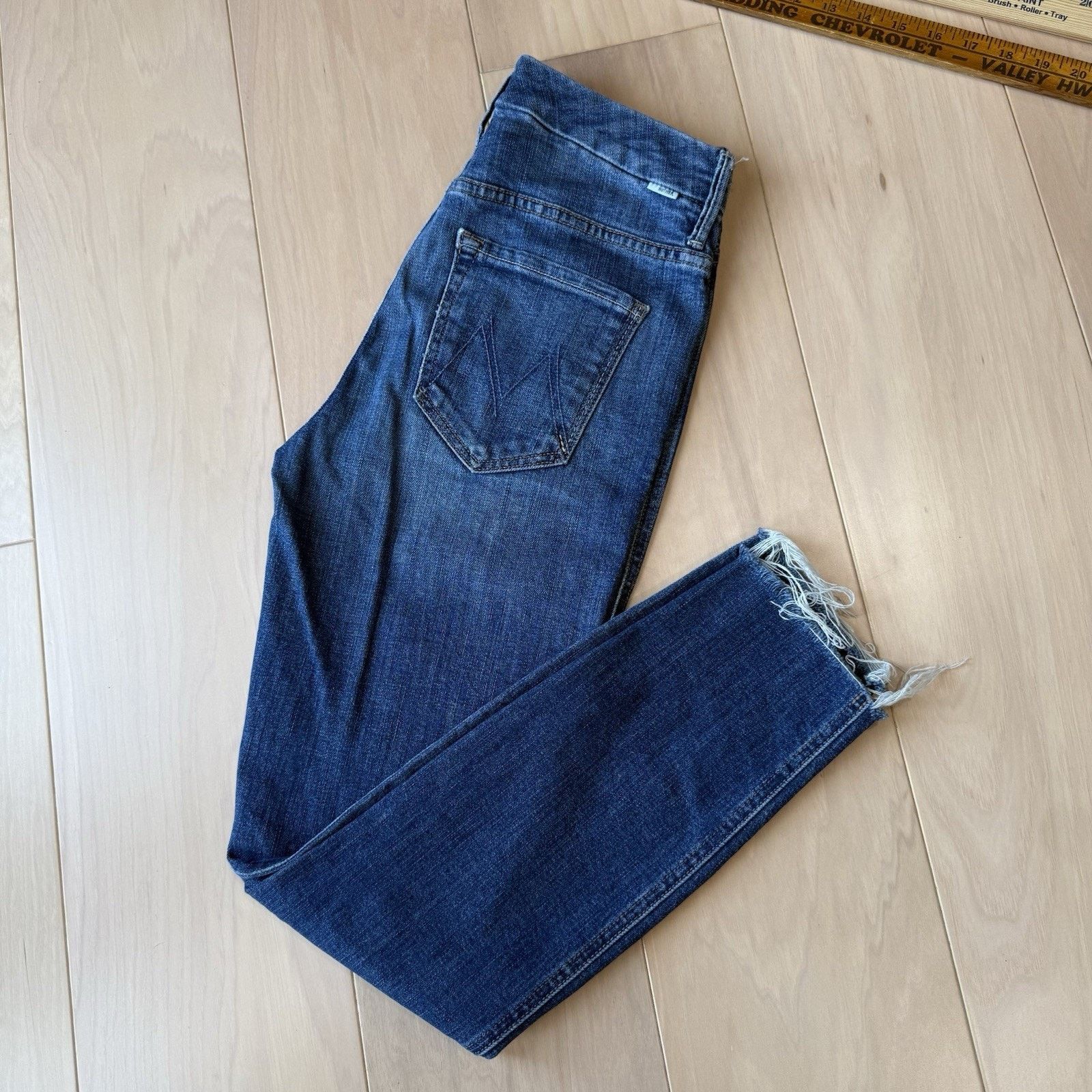 MOTHER Mother High Waisted Double Looker Ankle Fray Jeans W 27 Size 27" / US 4 / IT 40 - 11 Thumbnail