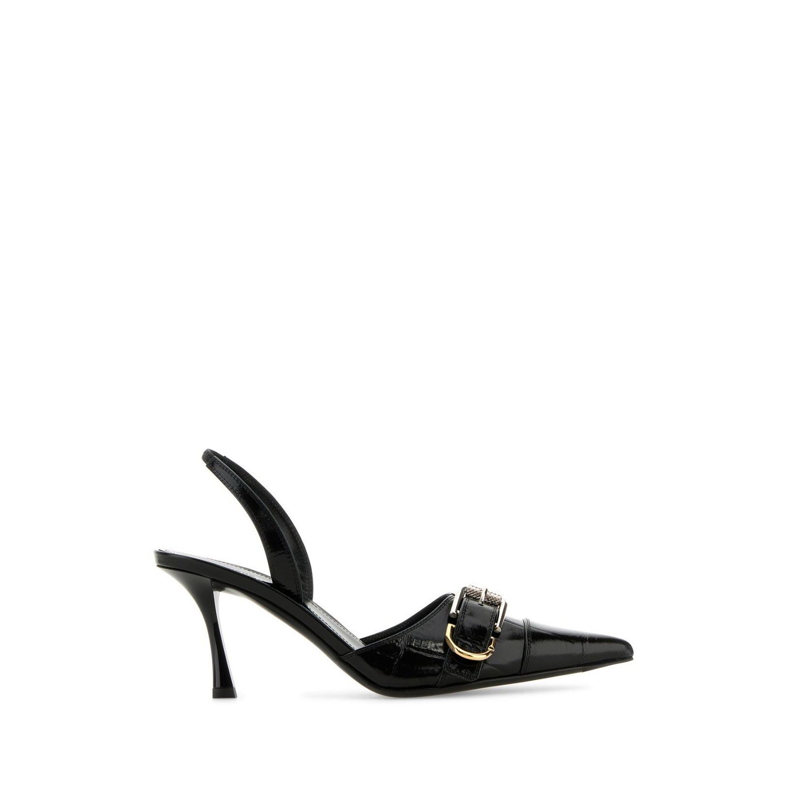 Givenchy GIVENCHY Voyou Black Leather 75mm Heel Pumps New & Authentic Size US 8 / IT 38 - 5 Thumbnail