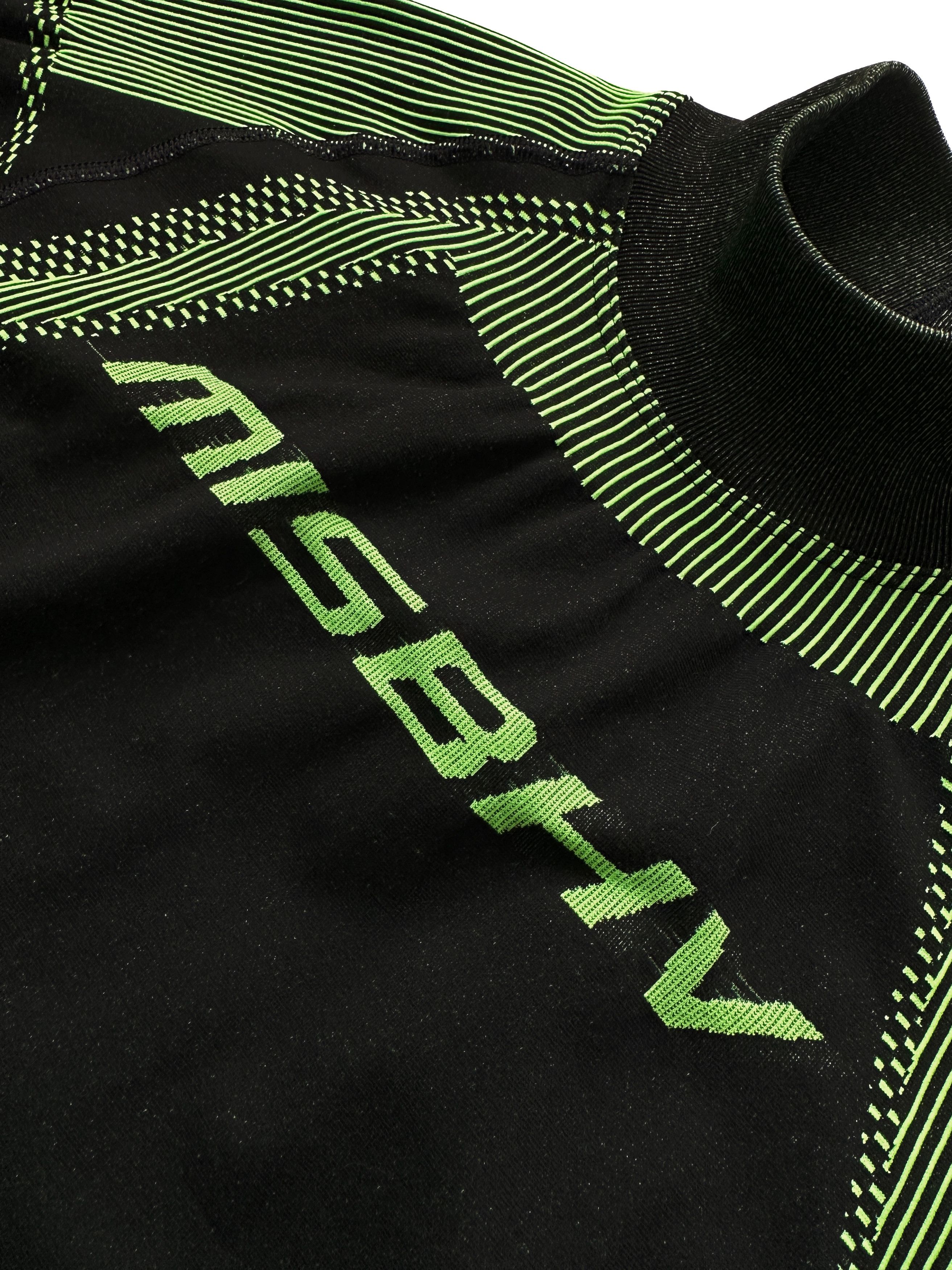 Misbhv MISBHV black green active logsleeve Size M / US 6-8 / IT 42-44 - 2 Thumbnail