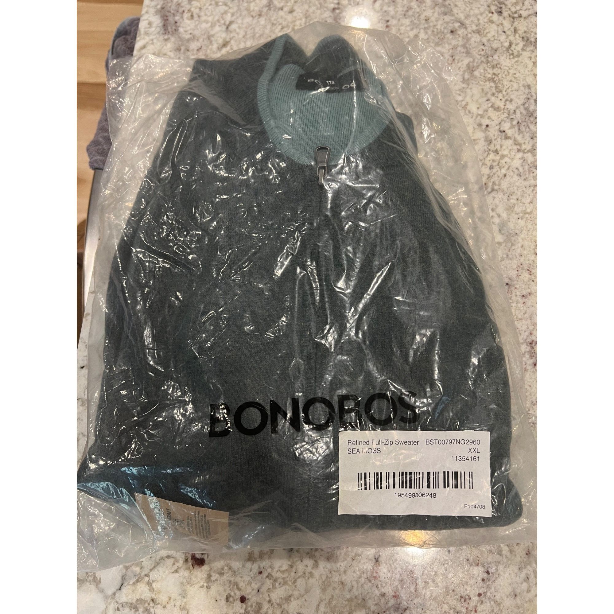 Bonobos Bonobos Refined Full-Zip Sweater NWOT - Size XXL Size US XXL / EU 58 / 5 - 6 Thumbnail