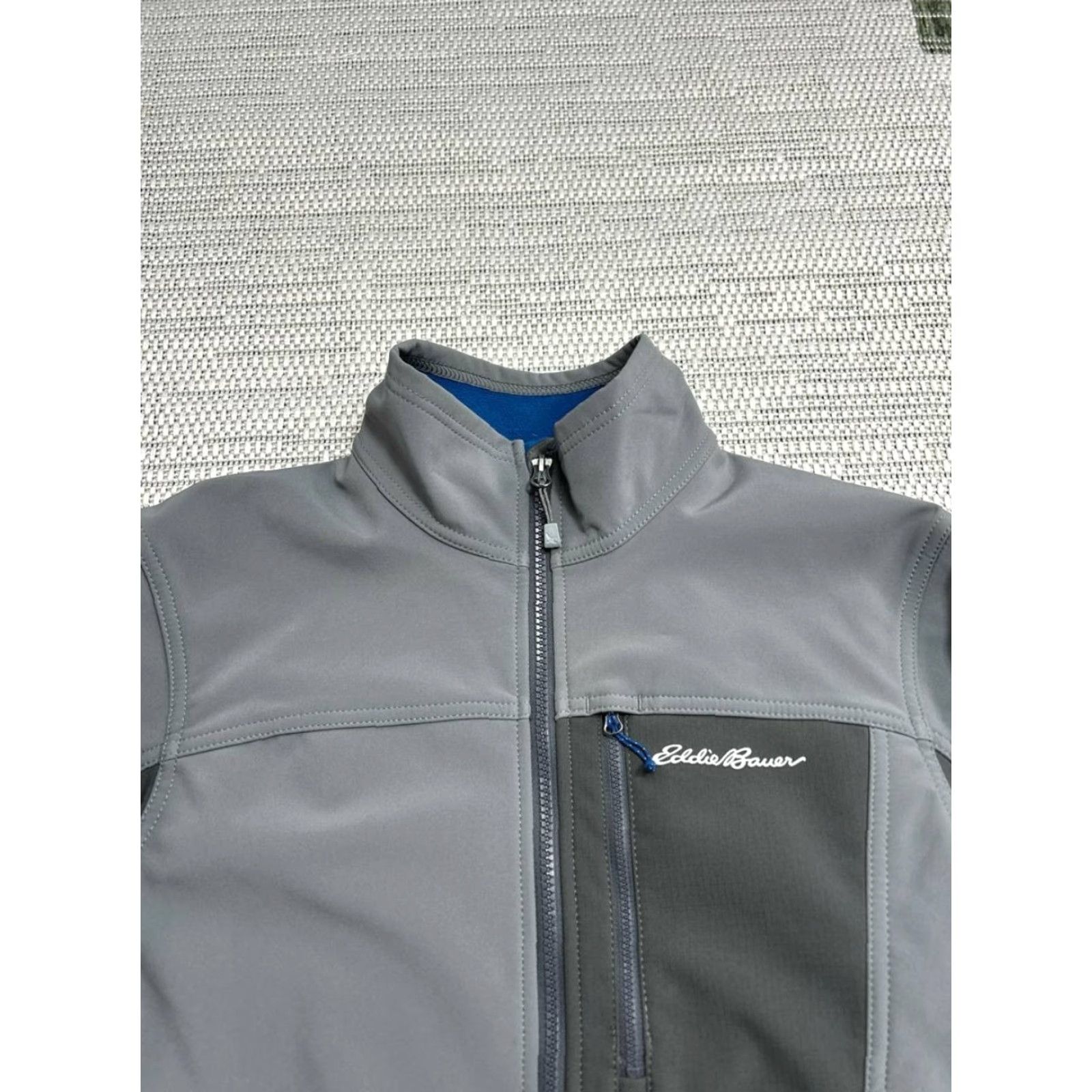 Eddie Bauer VINTAGE? No — Eddie Bauer Windfoil Elite Jacket Mens Small Gray Fleece Lined Full Zip Winter Jacket Size US S / EU 44-46 / 1 - 3 Thumbnail