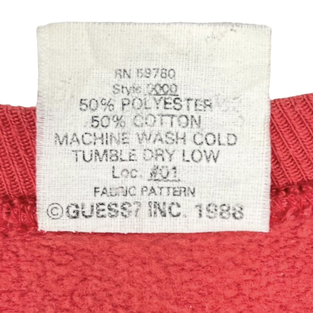 Guess × Vintage Vintage 1988 Guess Georges Marciano Big Logo Sweatshirt Size M / US 6-8 / IT 42-44 - 6 Thumbnail