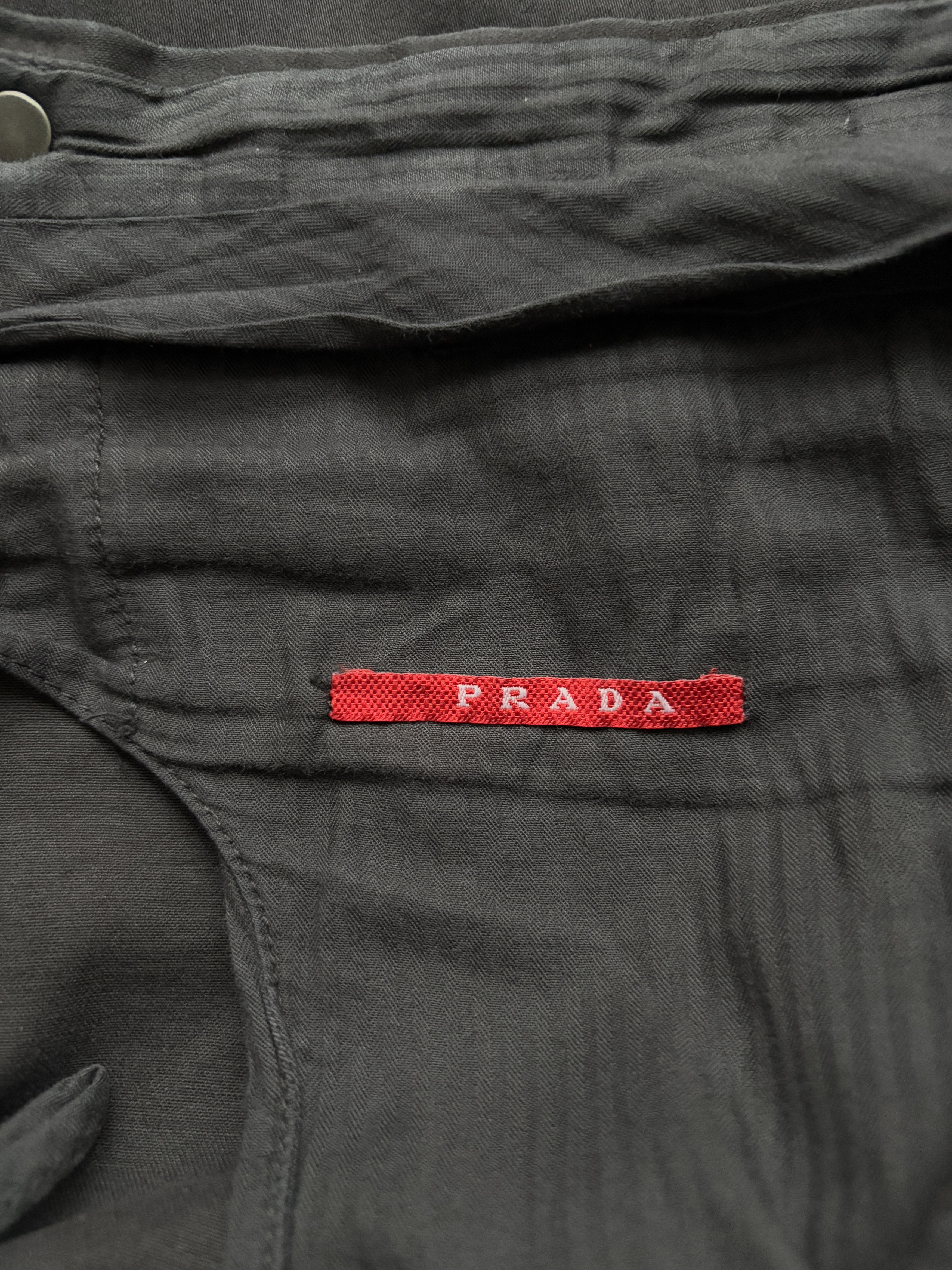 Prada ⚡️QUICK SALE⚡️2008 Prada Linea Rossa Gray Trousers Pants Size US 34 / EU 50 - 4 Thumbnail