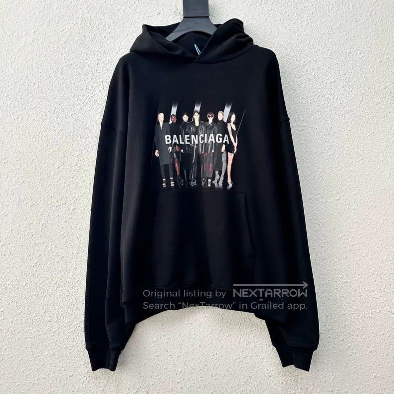 Balenciaga Balenciaga Portrait Hoodie Size US S / EU 44-46 / 1 - 1 Thumbnail