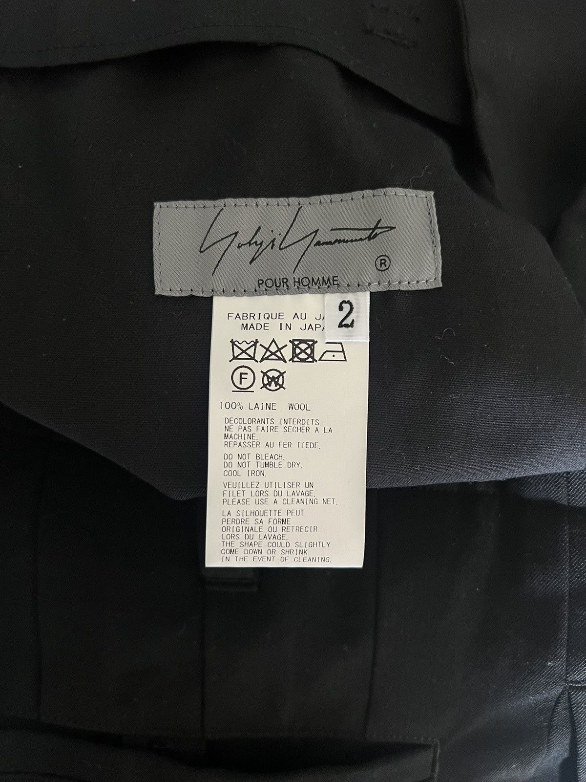 Yohji Yamamoto Yohji Yamamoto Pour Homme - W/Gabardine Class Balloon pants Size US 32 / EU 48 - 19 Thumbnail