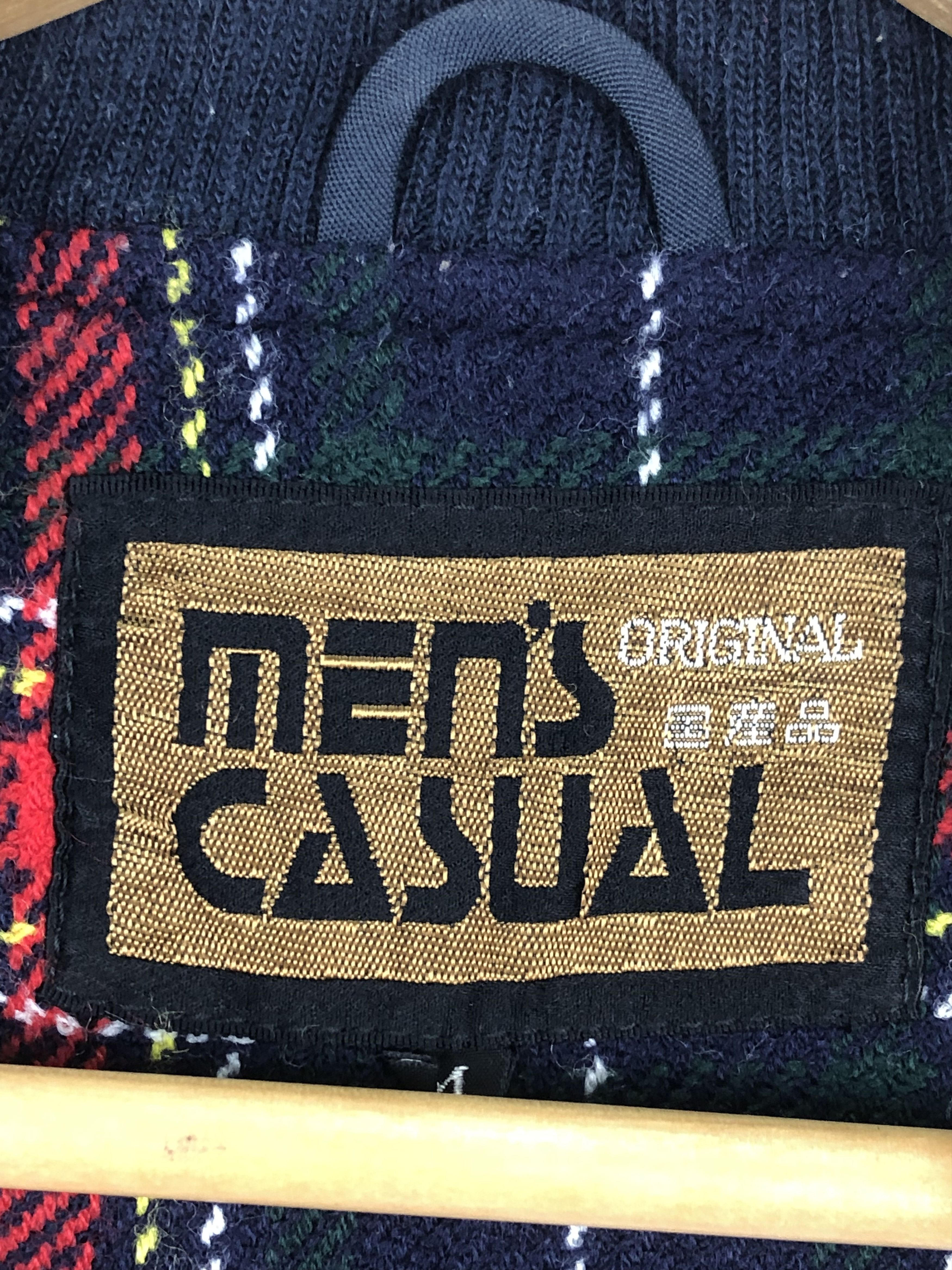 Japanese Brand Vintage 90s Japanese Brand Zipper Wool Denim Jacket V0435 Size US M / EU 48-50 / 2 - 5 Thumbnail