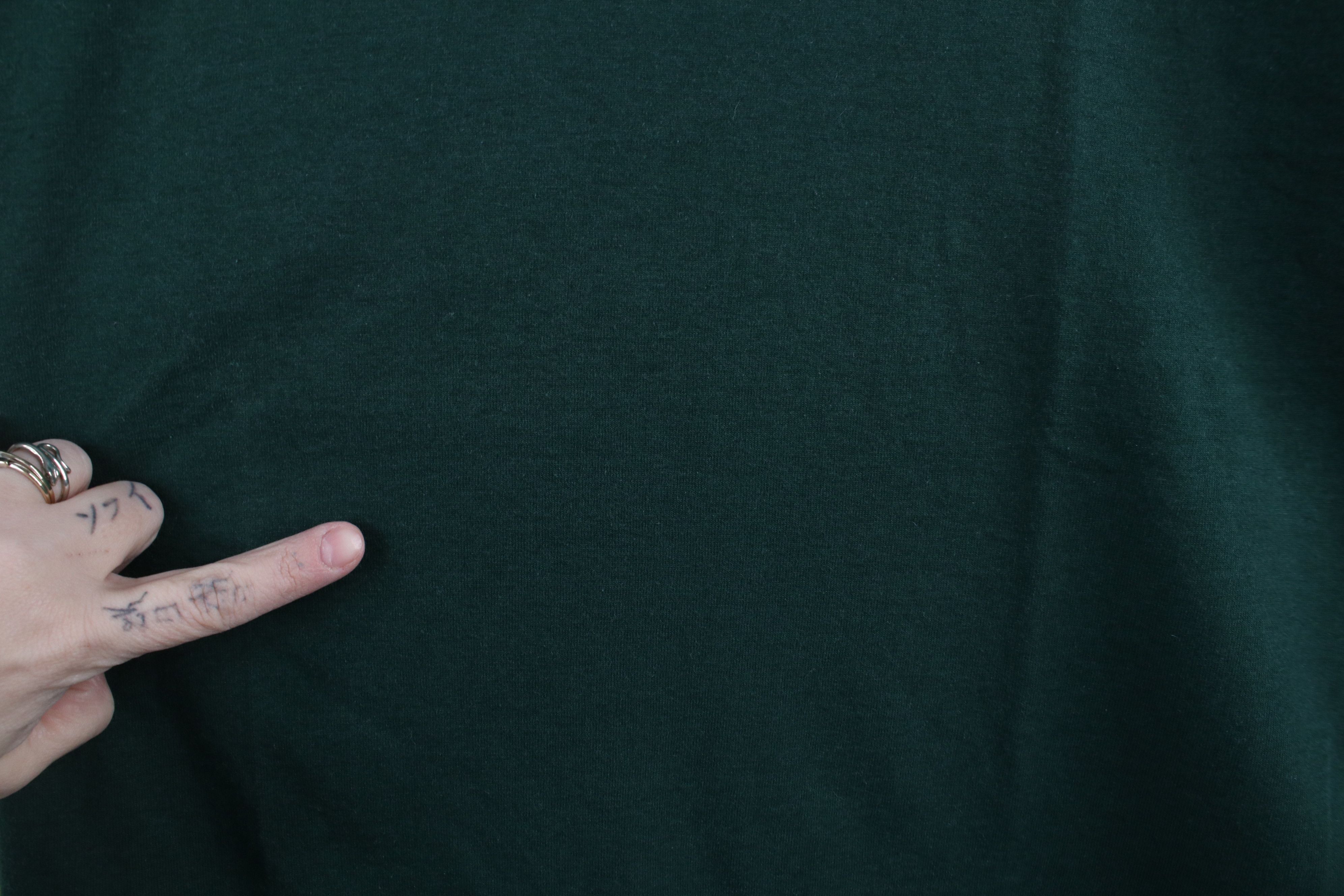Vintage Vintage 90s Streetwear Blank Short Sleeve T-Shirt Green USA Size US L / EU 52-54 / 3 - 5 Thumbnail