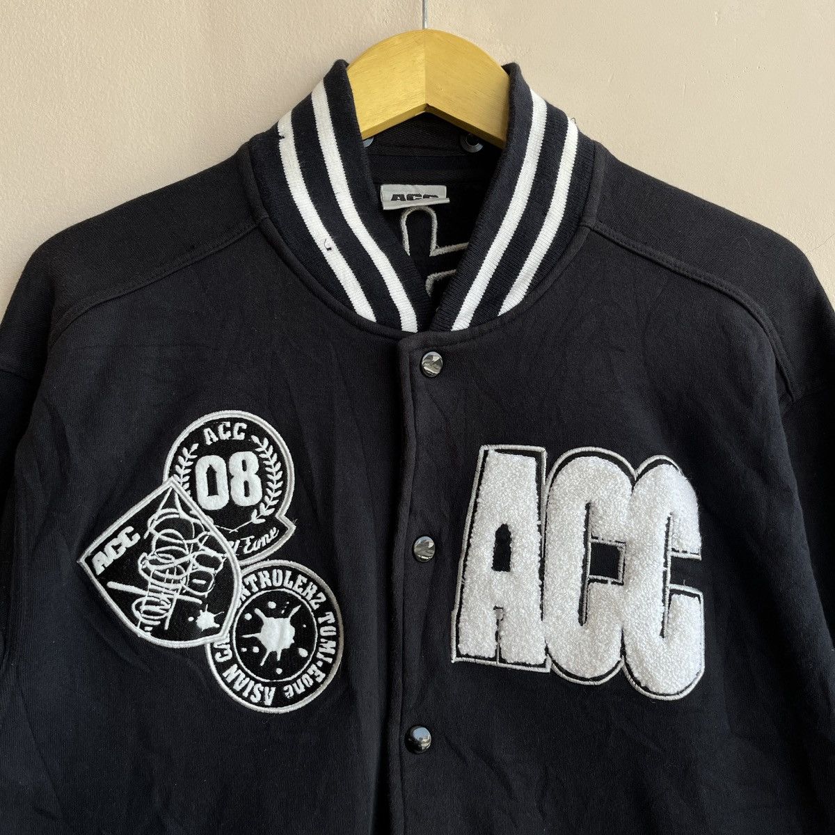 Haze × Japanese Brand ACC ASIAN CAN CONTROLERZ BASEBALL JACKET Size US L / EU 52-54 / 3 - 3 Thumbnail
