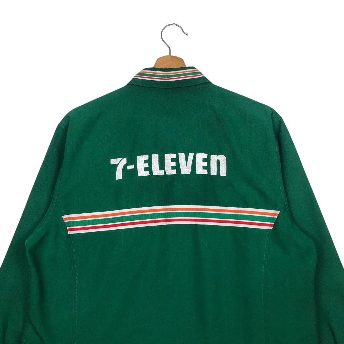 Japanese Brand 📌Vintage Chore Worker Jacket 7-Eleven Spell Out Big Logo Size US M / EU 48-50 / 2 - 10 Thumbnail