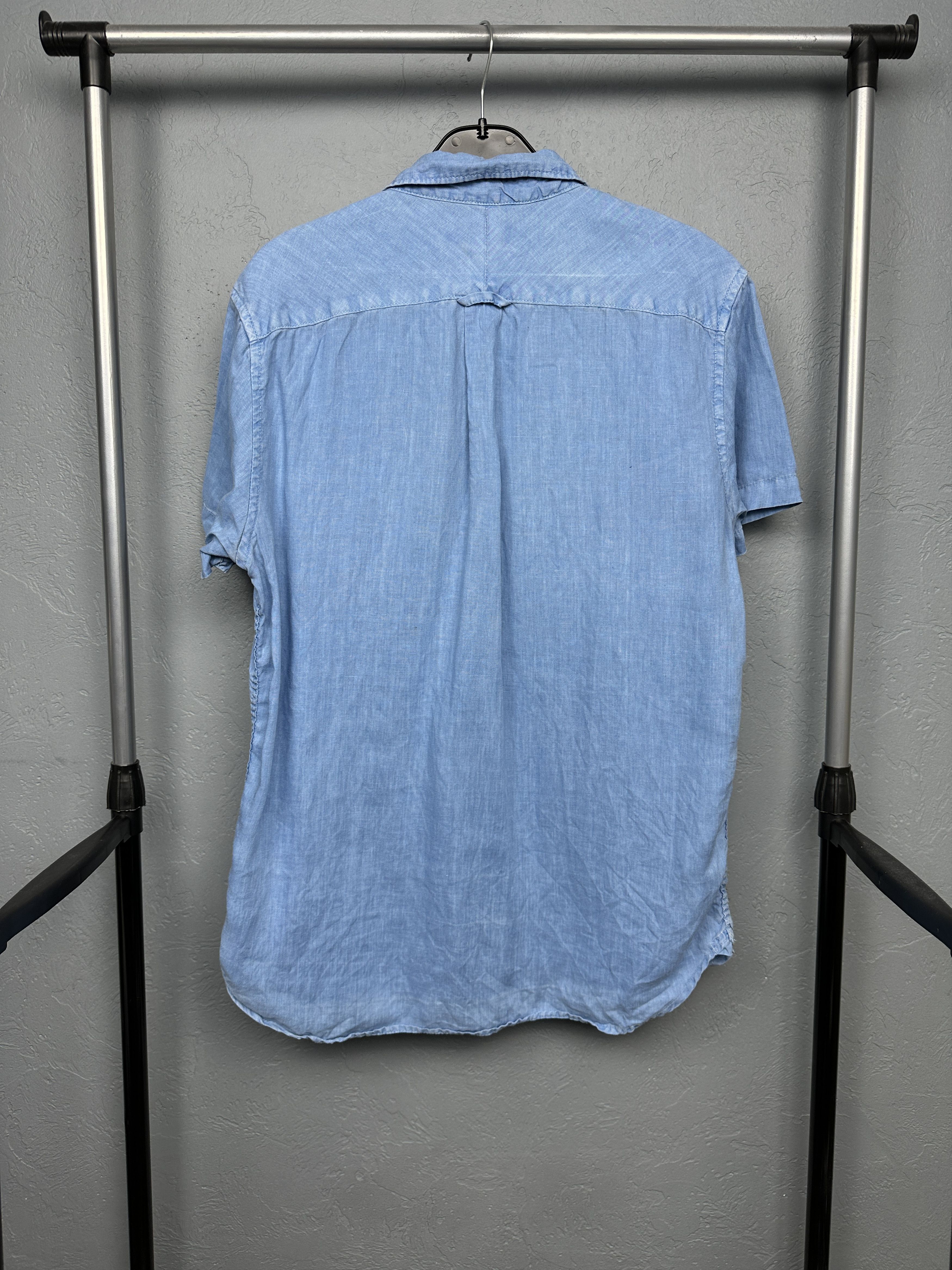 Paul Smith Paul Smith Mens LINEN Short Sleeve Shirt Size US L / EU 52-54 / 3 - 6 Thumbnail
