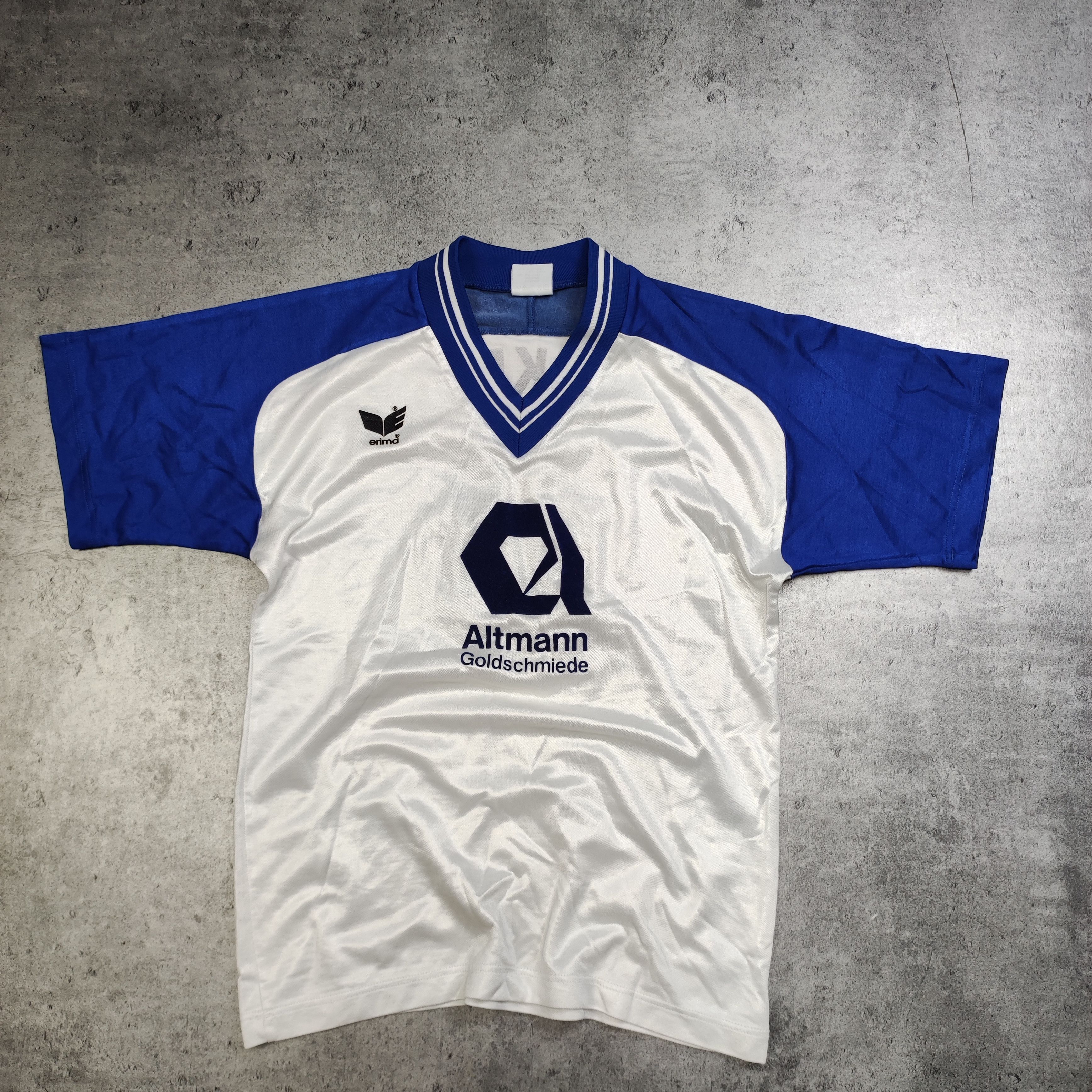 Vintage RARE Vintage 80s Erima TV Erkelenz Football Match Jersey Size US S / EU 44-46 / 1 - 3 Thumbnail