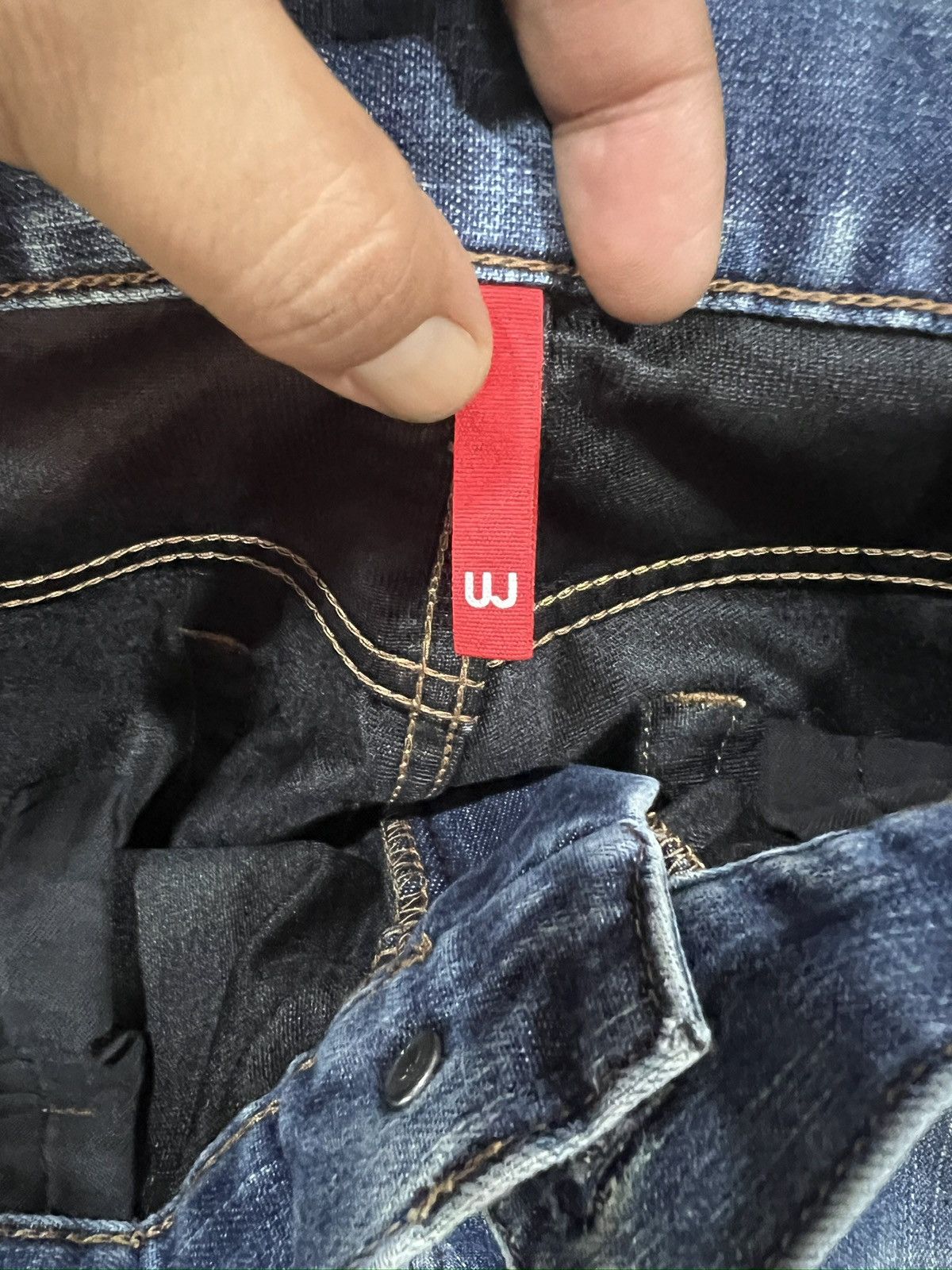 Uniqlo 🔥Uniqlo UJ Paint Splash Distressed Denim Size US 30 / EU 46 - 14 Thumbnail