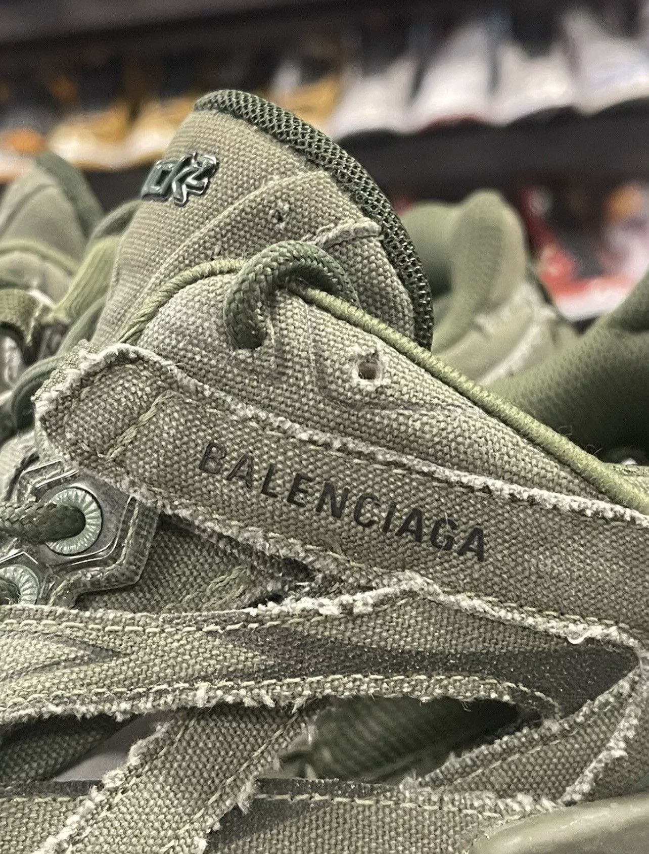 Balenciaga Size 13 - Balenciaga Track2 Sneakers Khaki Green 46EU Size US 13 / EU 46 - 9 Thumbnail