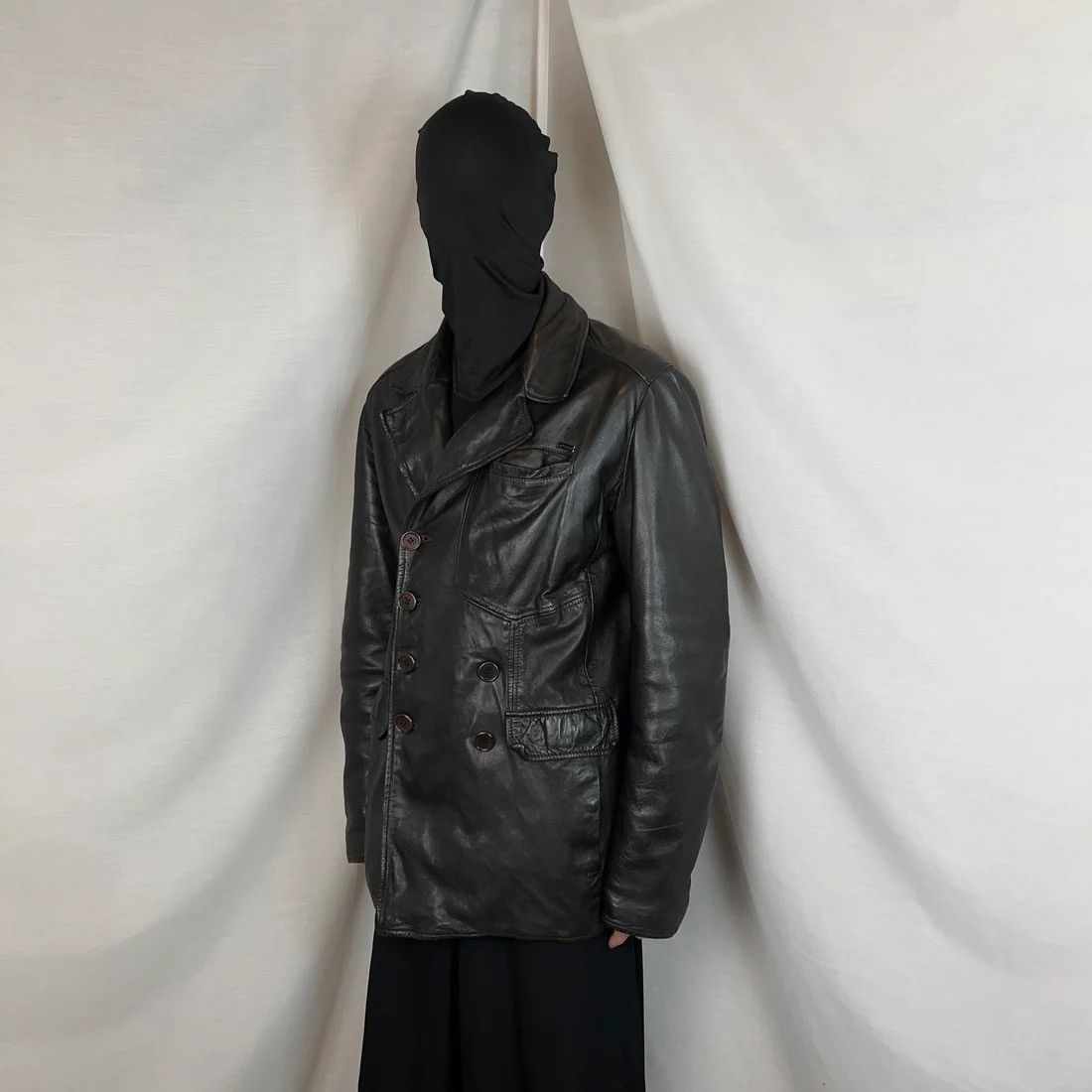 Dirk Bikkembergs Dirk Bikkembergs Leather Caban Jacket Size US L / EU 52-54 / 3 - 2 Thumbnail