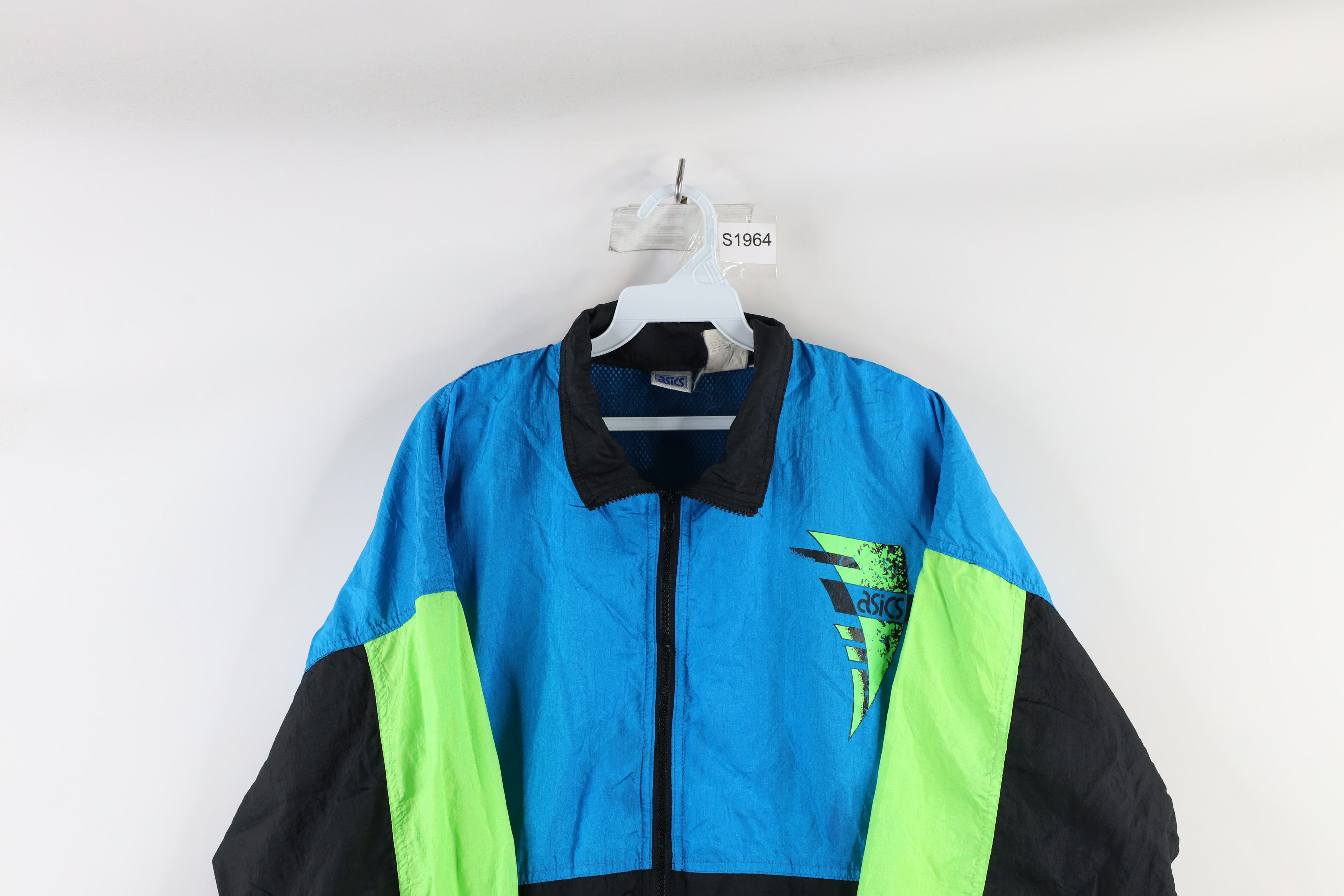 Asics Vintage 90s Asics New York Marathon Windbreaker Jacket Size US L / EU 52-54 / 3 - 2 Thumbnail
