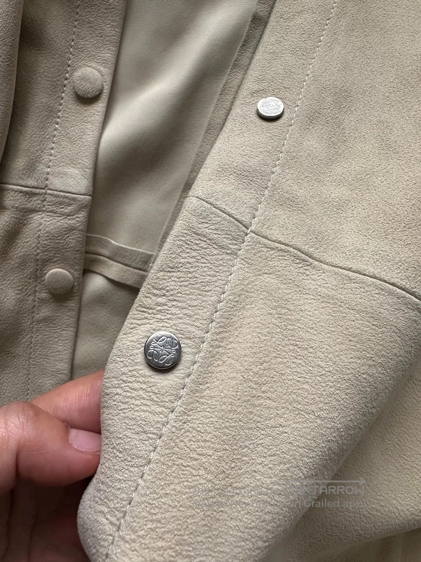 Loewe Sheepskin Shirt Jacket.