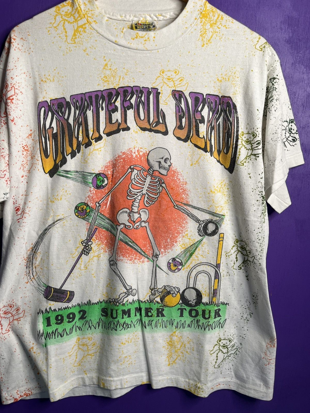 Band Tees × Grateful Dead × Vintage Vintage 1992 Grateful dead summer tour t-shirt Size US L / EU 52-54 / 3 - 3 Thumbnail