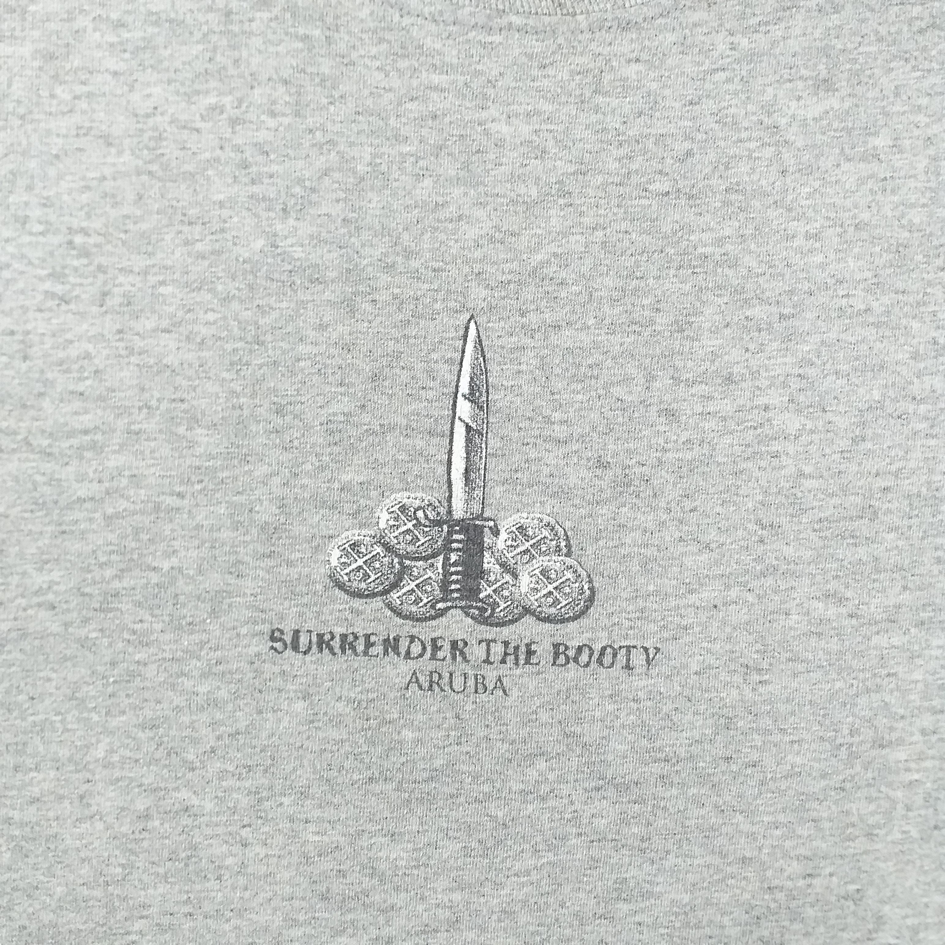 Japanese Brand Vintage Surrender The Booty Aruba Tshirt -F076 Size US M / EU 48-50 / 2 - 3 Thumbnail