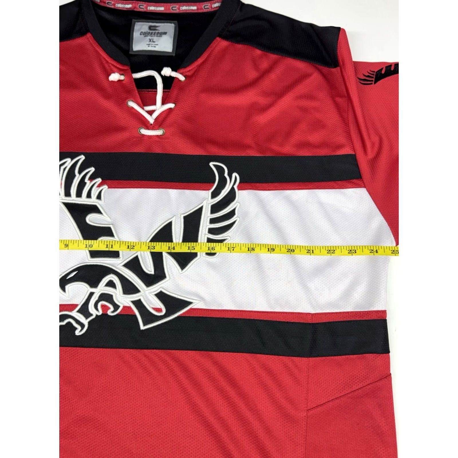 Vintage Eastern Washington Eagles Colosseum Hockey Jersey Red XL Mens Size US XL / EU 56 / 4 - 5 Thumbnail