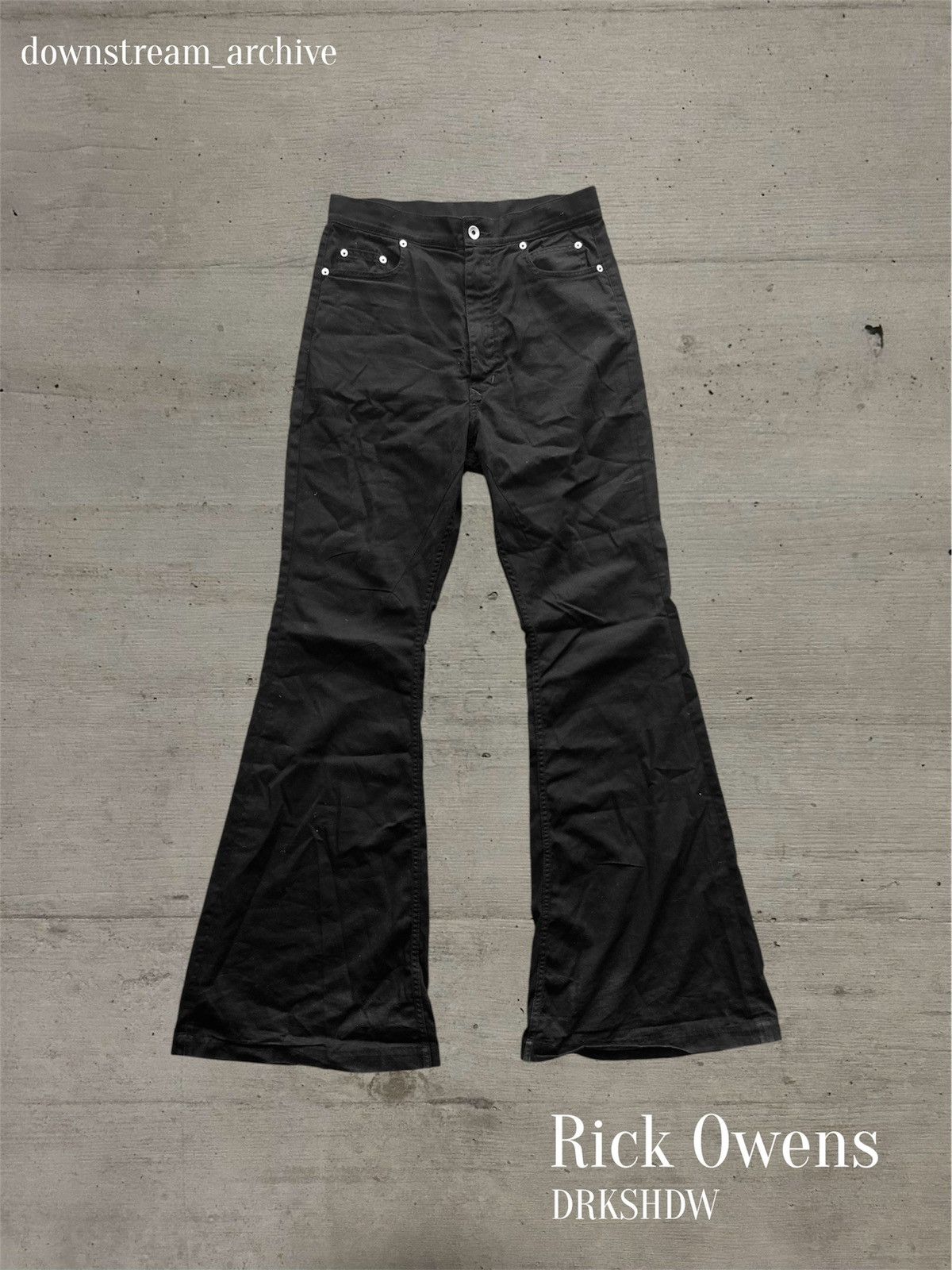 Rick Owens Drkshdw Rick Ownes lightweight cotton Bolan Size US 30 / EU 46 - 1 Thumbnail