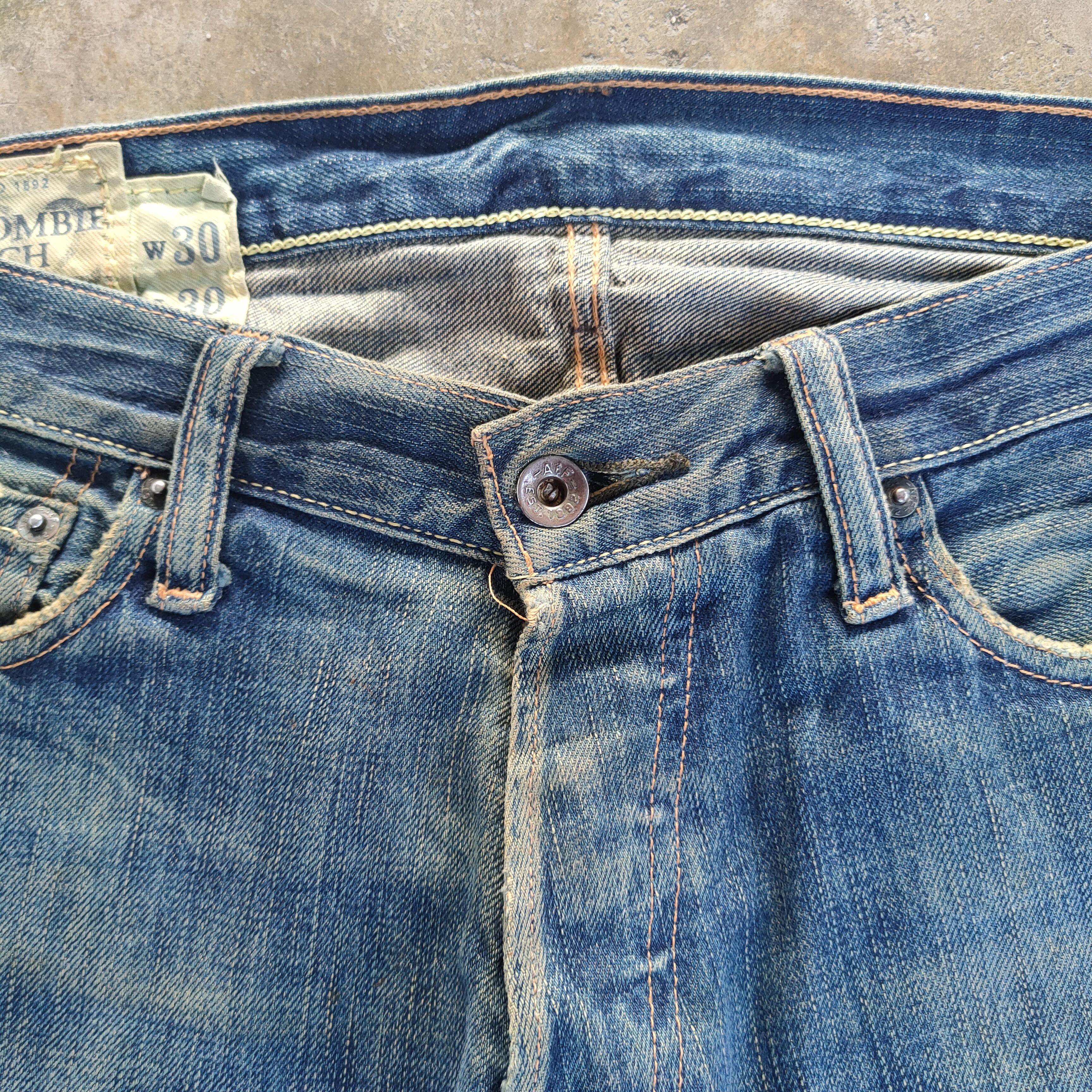 Abercrombie & Fitch VINTAGE ABERCROMBIE FLARE RUSTY FADED JEANS DENIM PANTS Size US 34 / EU 50 - 5 Thumbnail