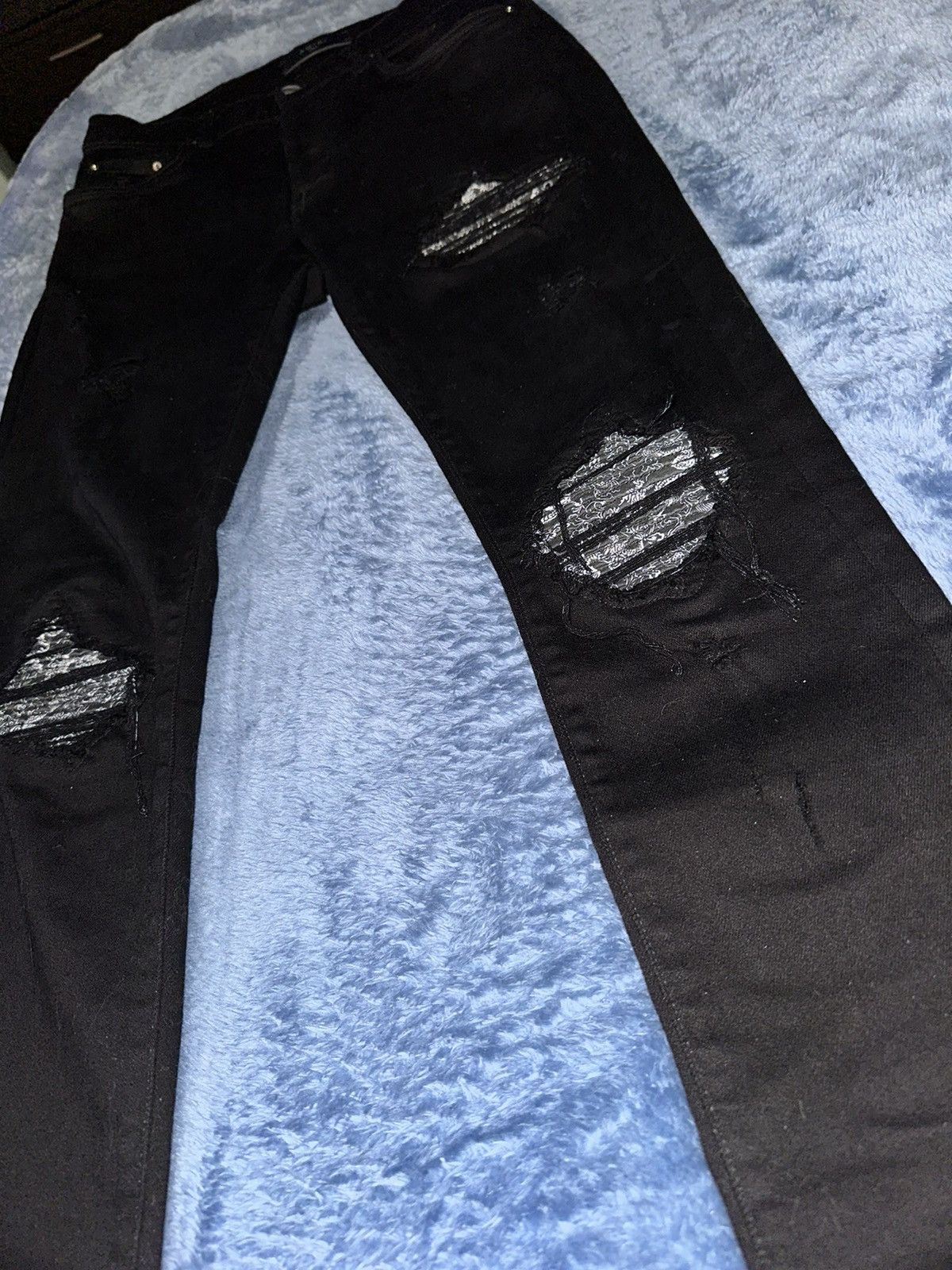Amiri Amiri Mx1 Black Bandana Size US 29 - 2 Thumbnail
