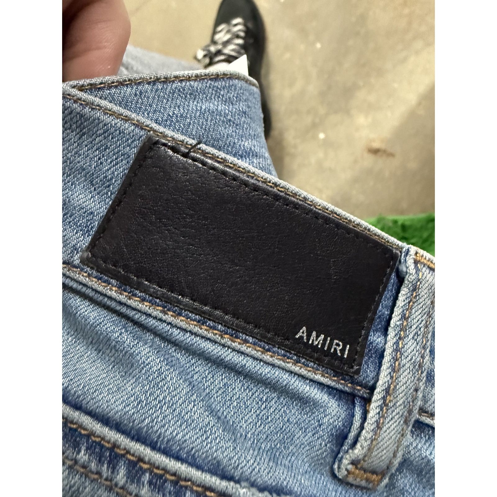 Amiri Amiri Jeans Light Wash Blue Patchwork Used 34 Size US 34 / EU 50 - 3 Thumbnail