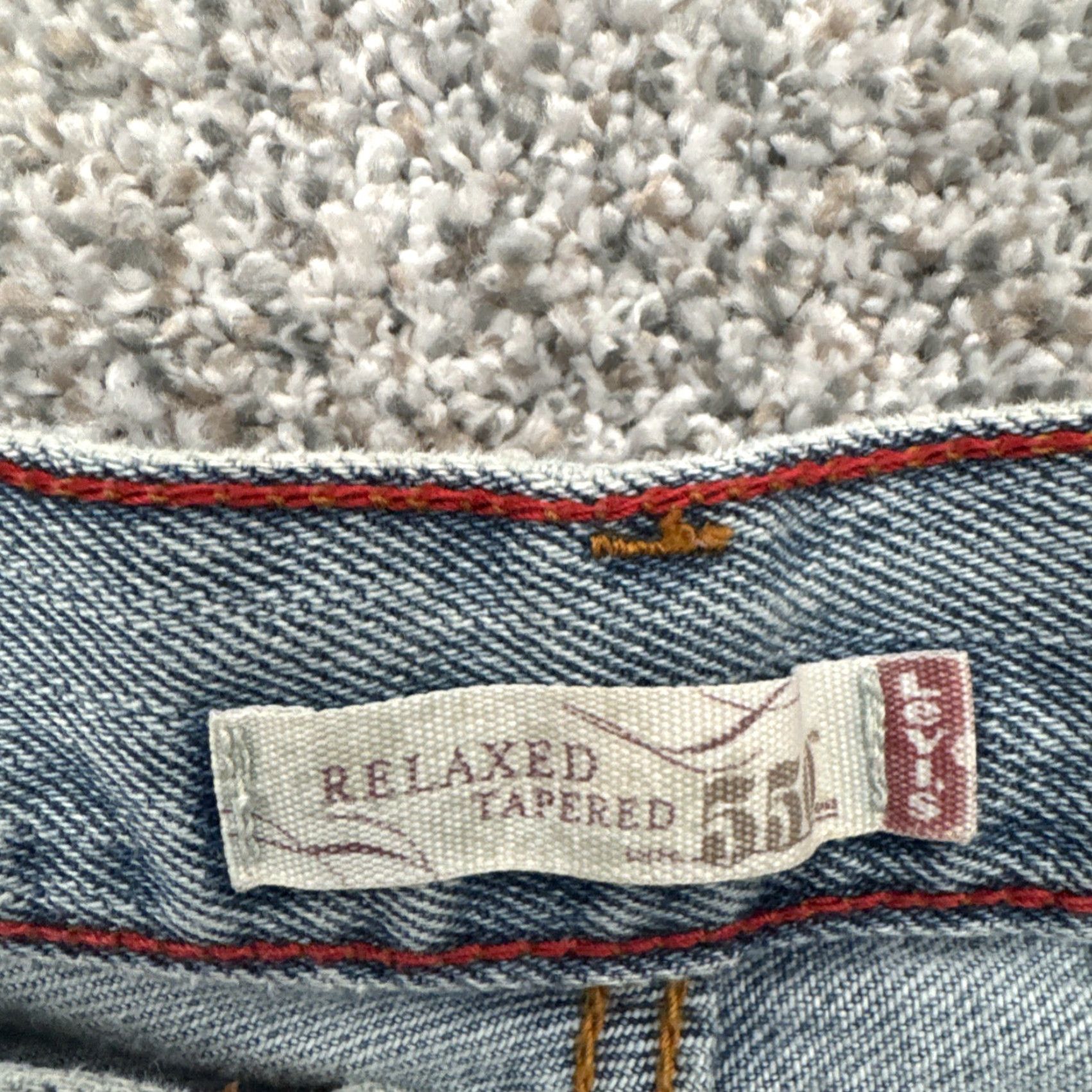 Levi's VINTAGE Levis 550 Jeans Women 14L Relaxed Tapered Grunge Streetwear Mid Wash Casual 100% Cotton Jeans Womens Mens Size 36" / US 14 / IT 50 - 7 Thumbnail