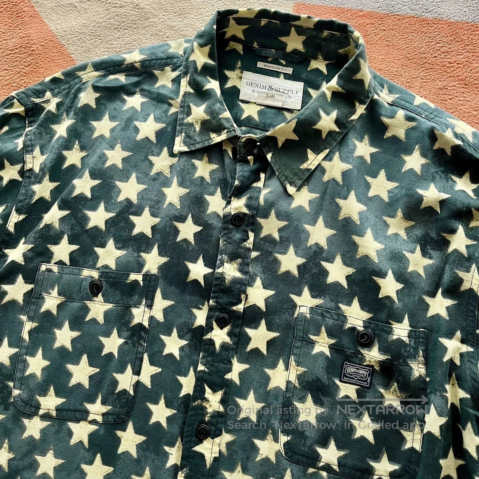 Denim & Supply Ralph Lauren Ralph Lauren Denim Supply Star Shirt. Size US XL / EU 56 / 4 - 3 Thumbnail