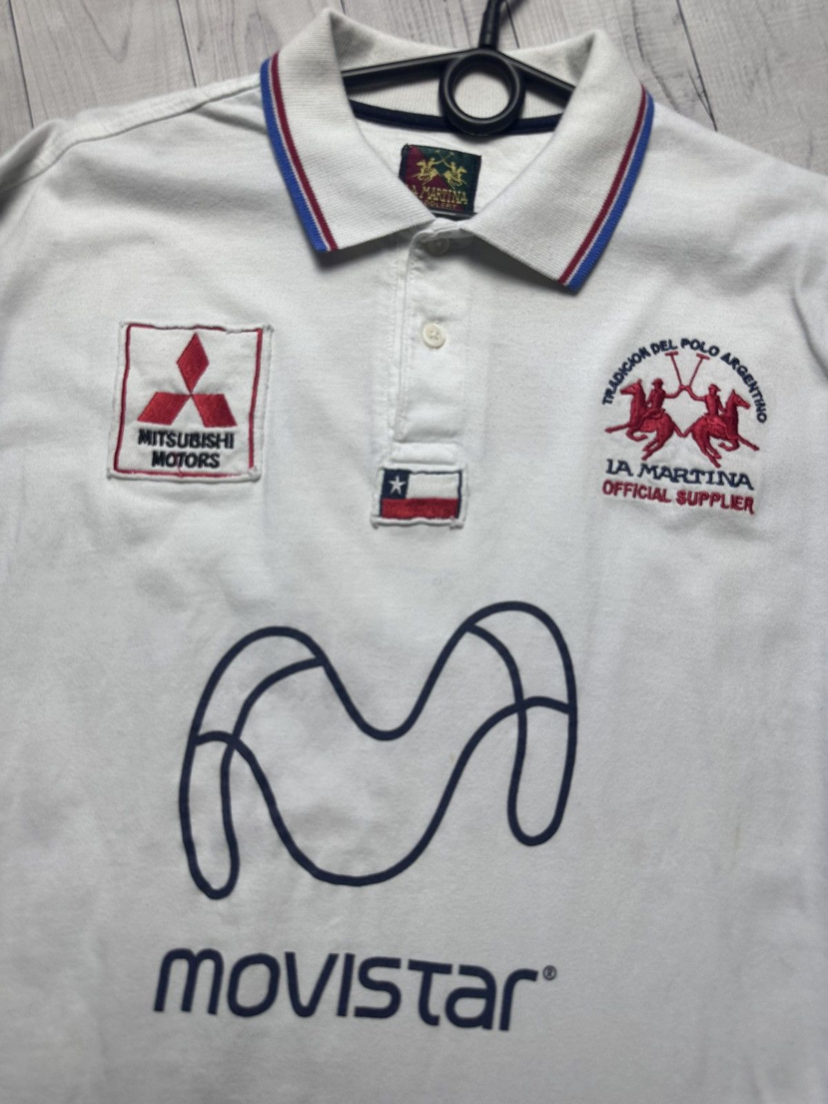Vintage Vintage L A Martina polo racing Mitsubishi Motors size M Size US M / EU 48-50 / 2 - 4 Thumbnail