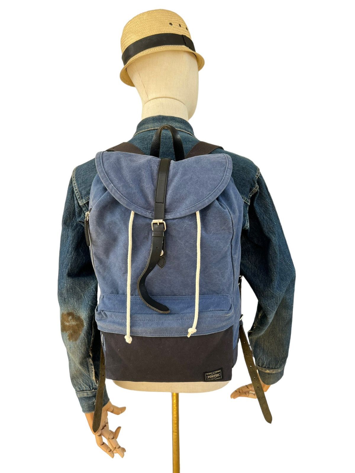 Porter Porter Japan “ Used Look “ Backpack Rucksack Size ONE SIZE - 3 Thumbnail